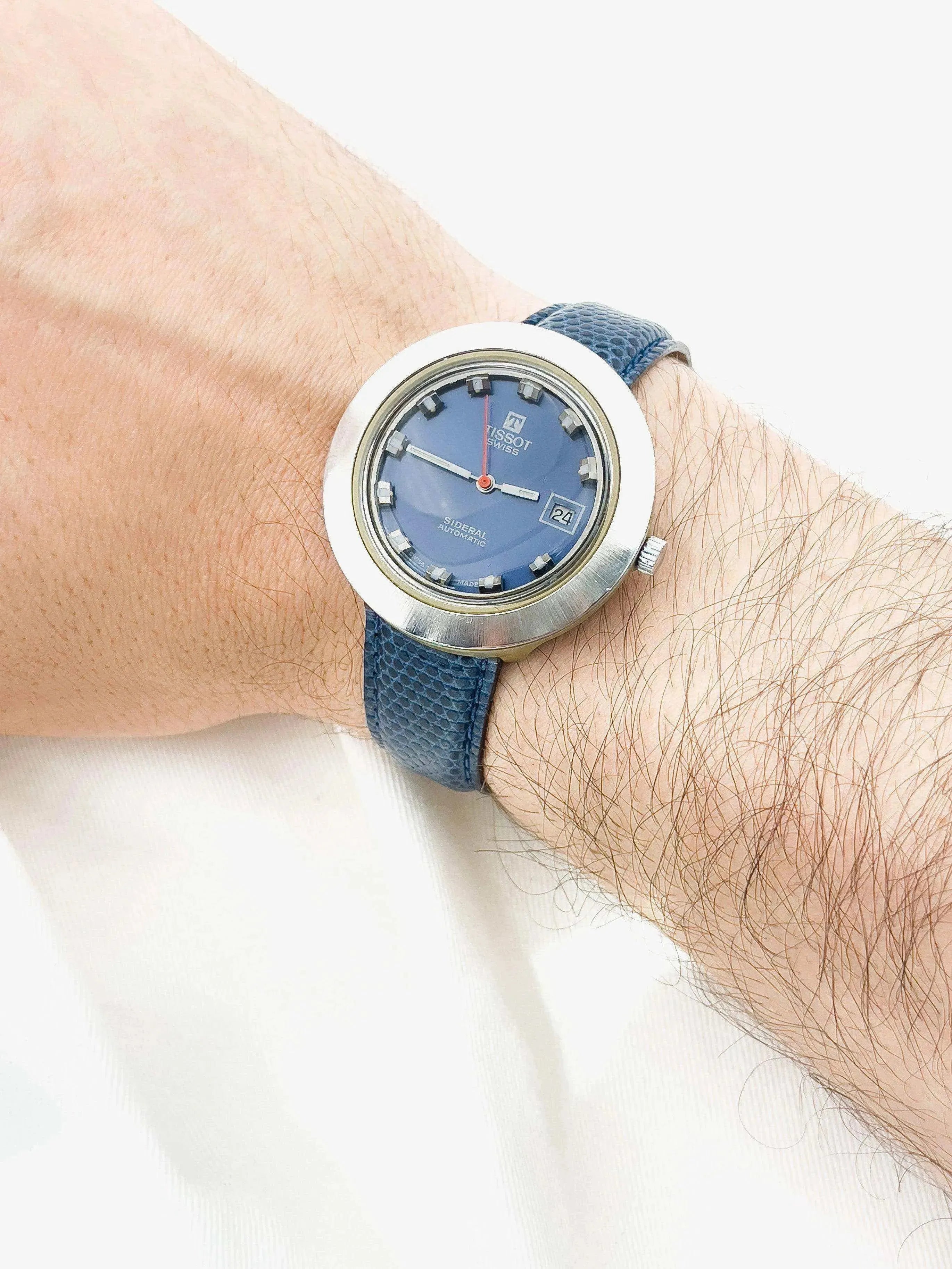 Tissot - Sideral Fiberglass Bleu - 1970s - Atelier Victor Paris - Vintage Watch Shop Dubai