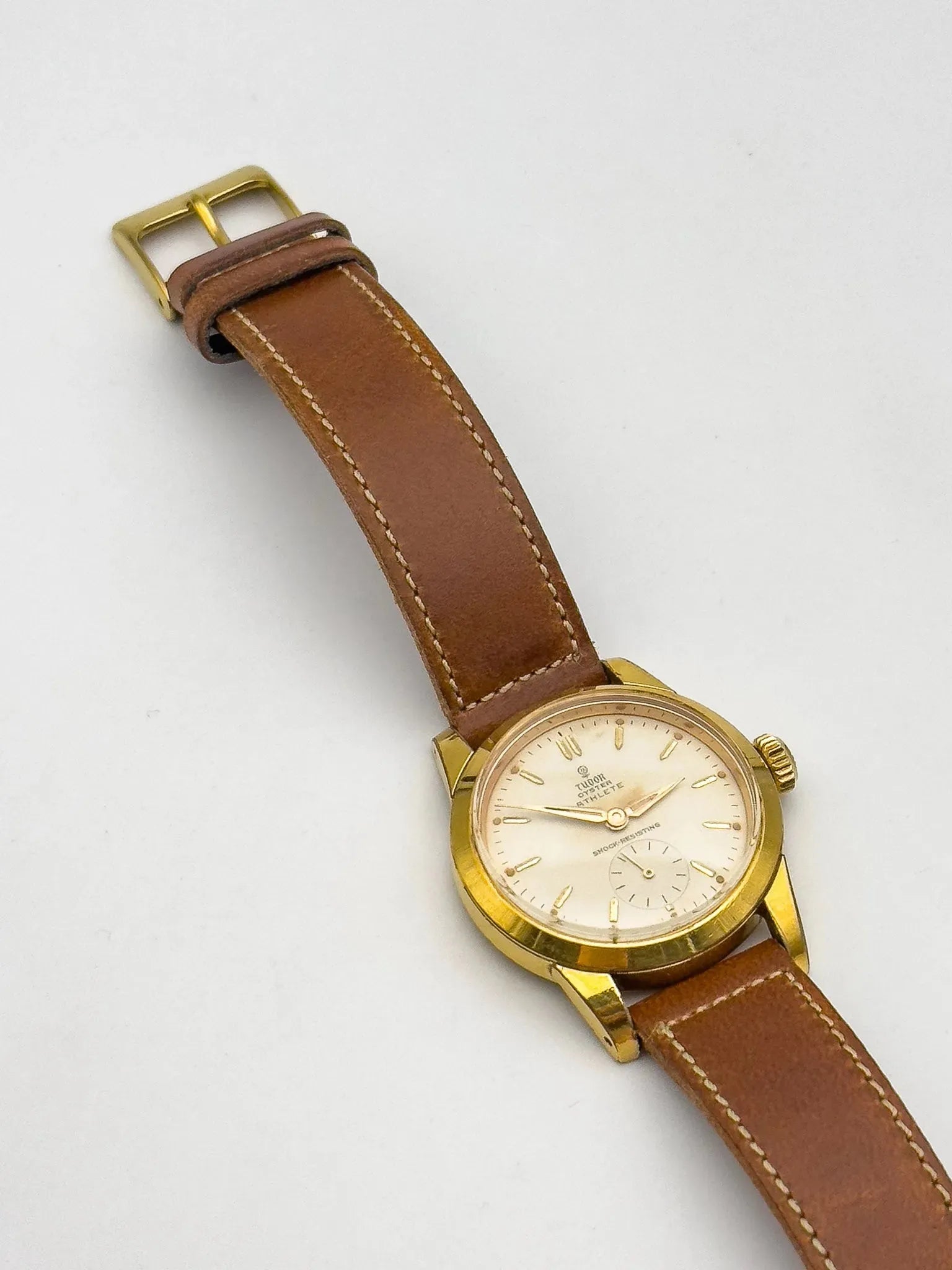 Tudor Rolex - Oyster Edition Athlete 7927 plaqué or - 1959 - Atelier Victor Paris - Vintage Watch Shop Dubai