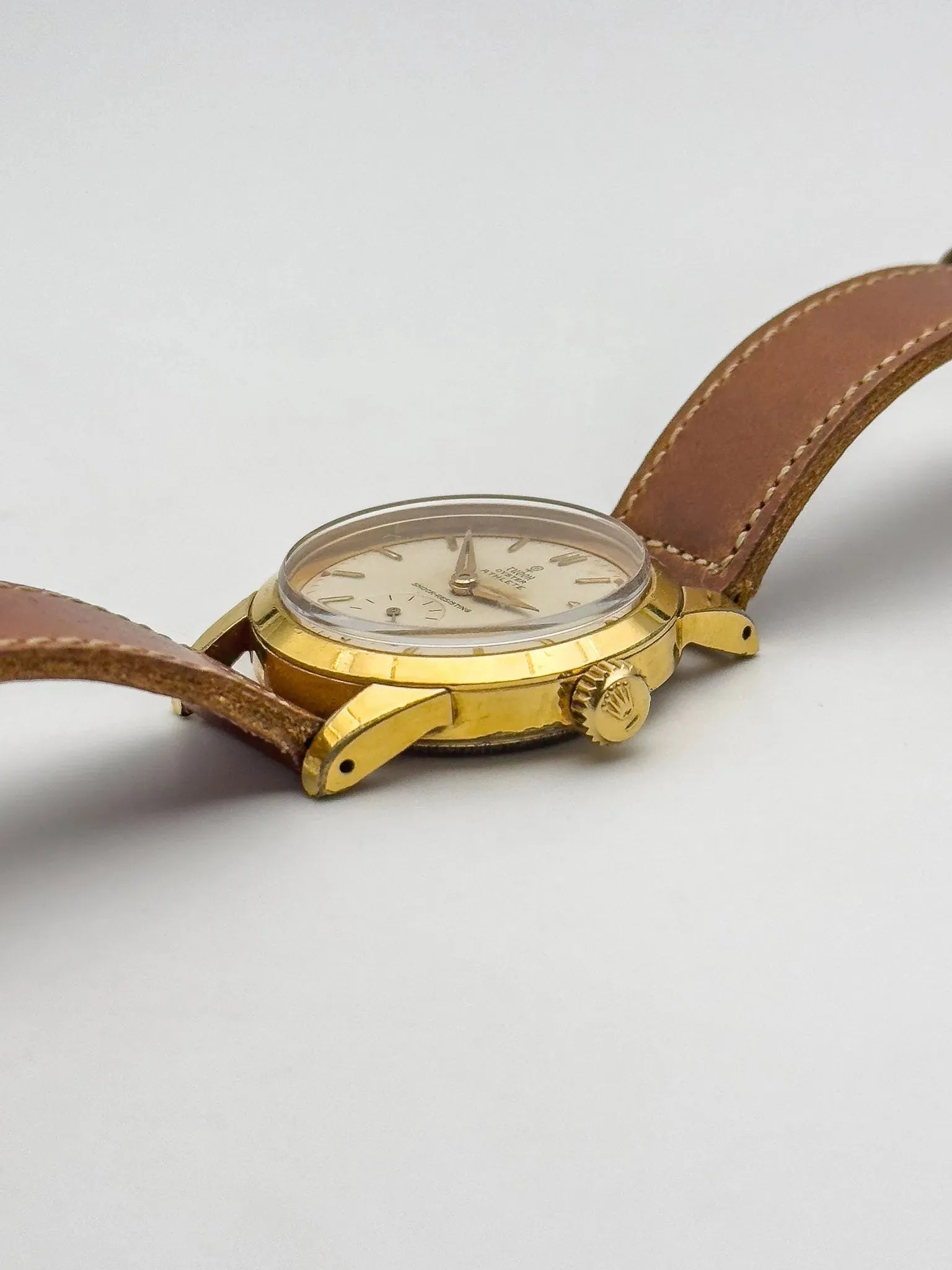 Tudor Rolex - Oyster Edition Athlete 7927 plaqué or - 1959 - Atelier Victor Paris - Vintage Watch Shop Dubai