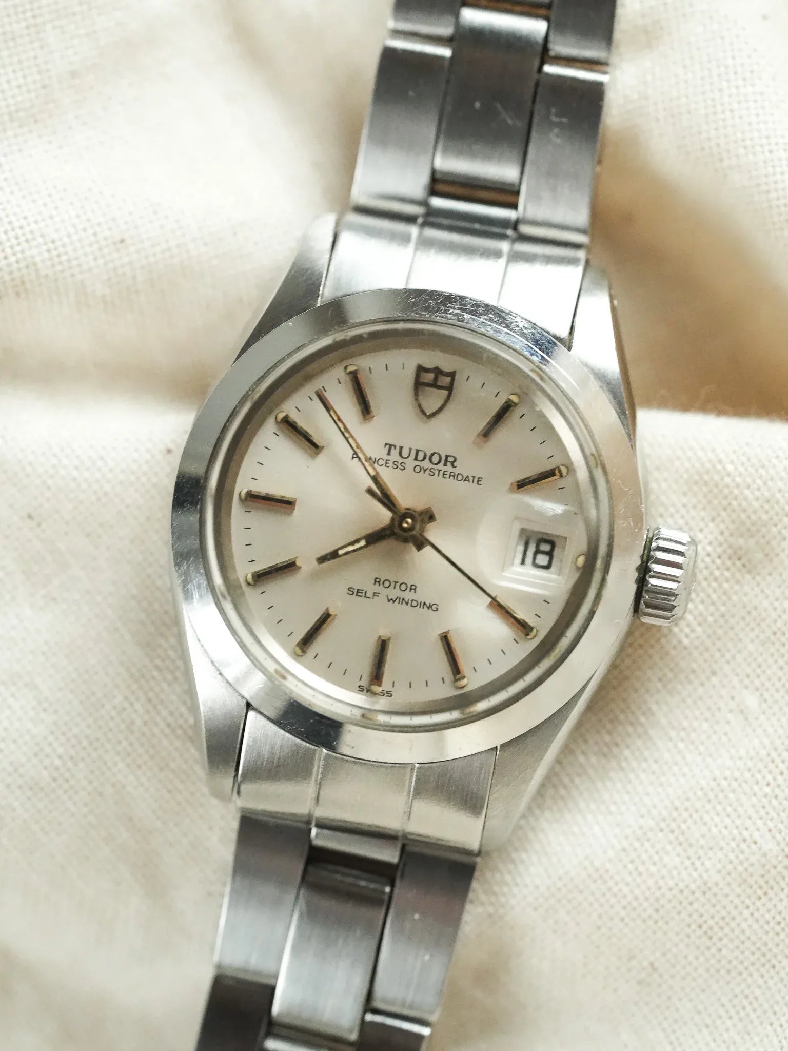Tudor x Rolex - Princess Oysterdate 24mm Automatique Acier référence 92400 - 1985 - Atelier Victor