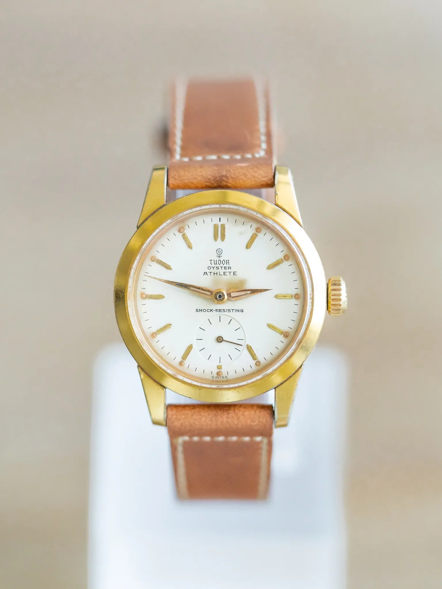 Tudor x Rolex - RARE Oyster Edition Athlete 7927 plaqué or - 1959 - Atelier Victor