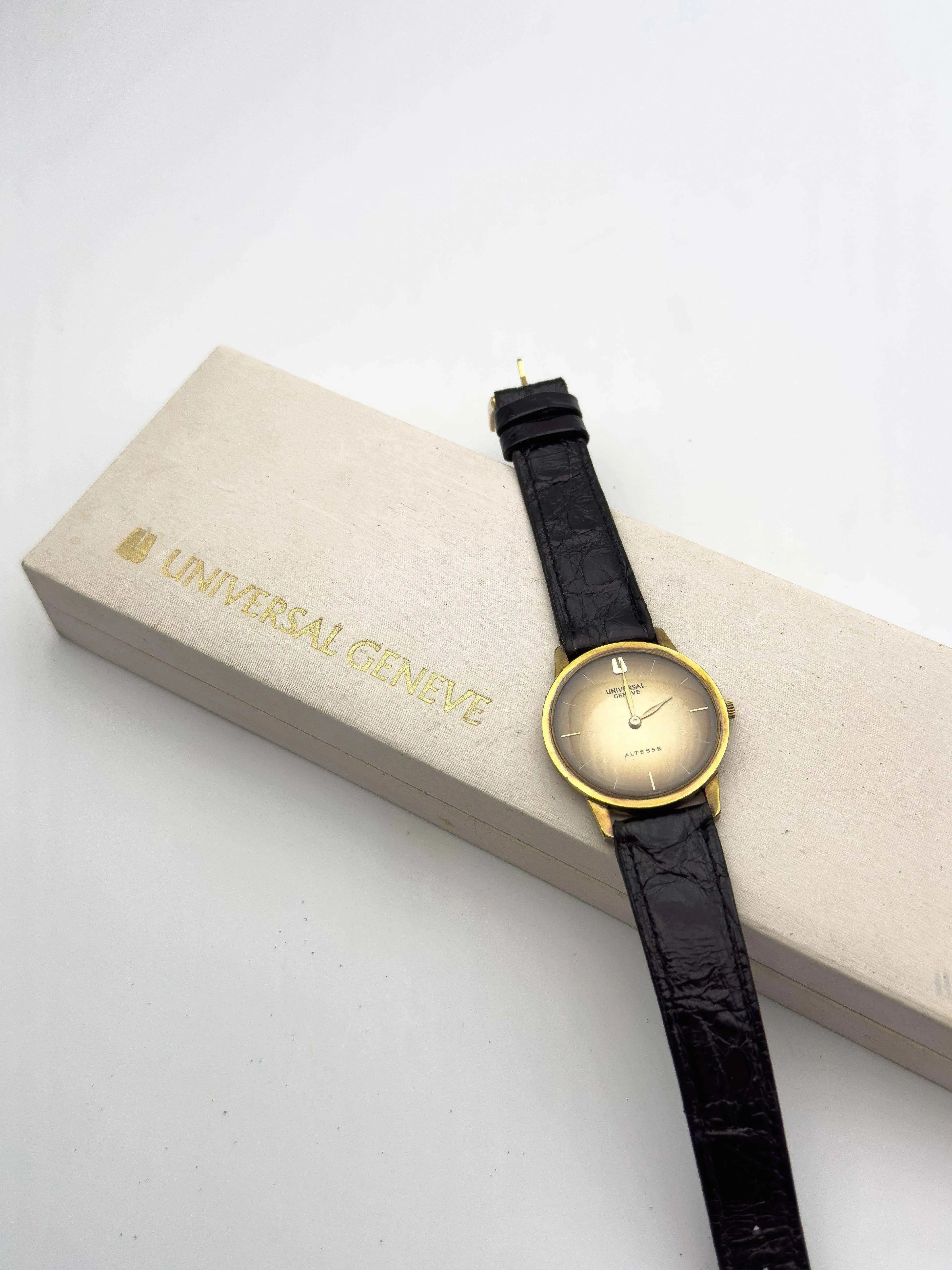 Universal Genève - Altesse Bronze - 1970s - Atelier Victor Paris - Vintage Watch Shop Dubai