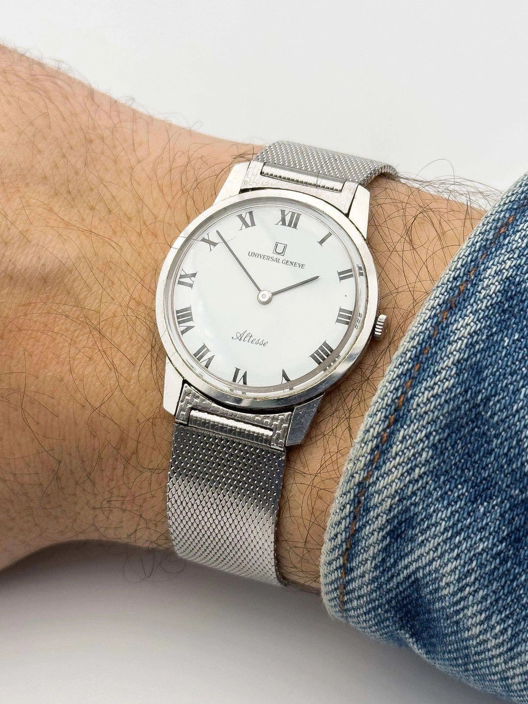 Universal Genève - Altesse Ultra Thin Full Steel - 1970s - Atelier Victor - Vintage  Shop