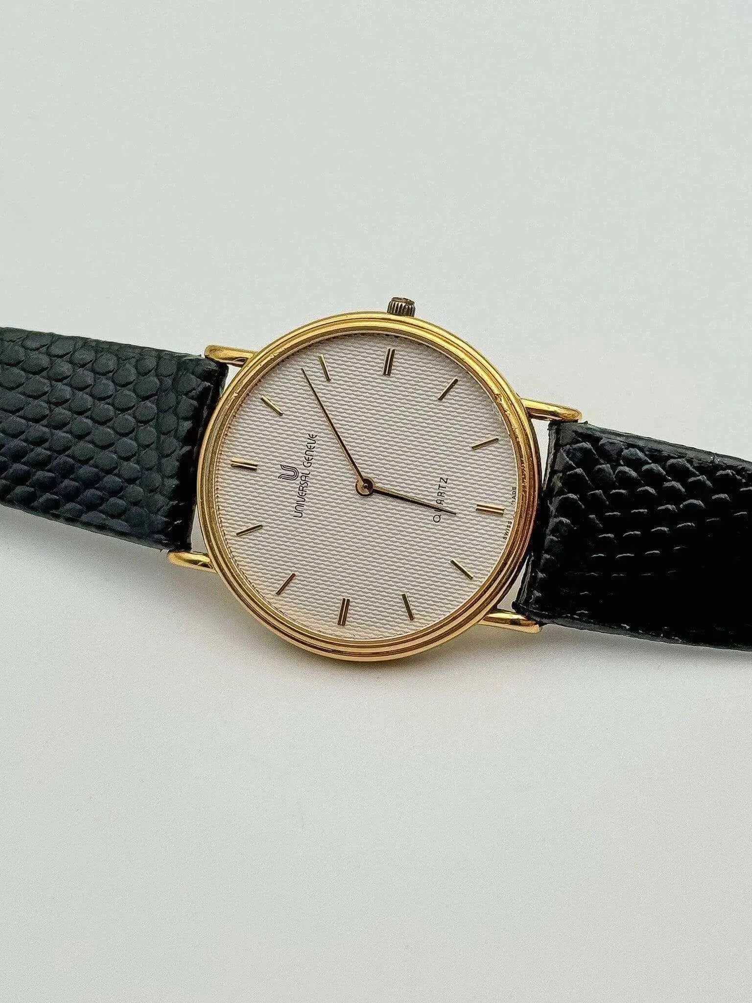 Universal Genève - Clous de Paris Ultra Slim - 1980’s - Atelier Victor Paris - Vintage Watch Shop Dubai