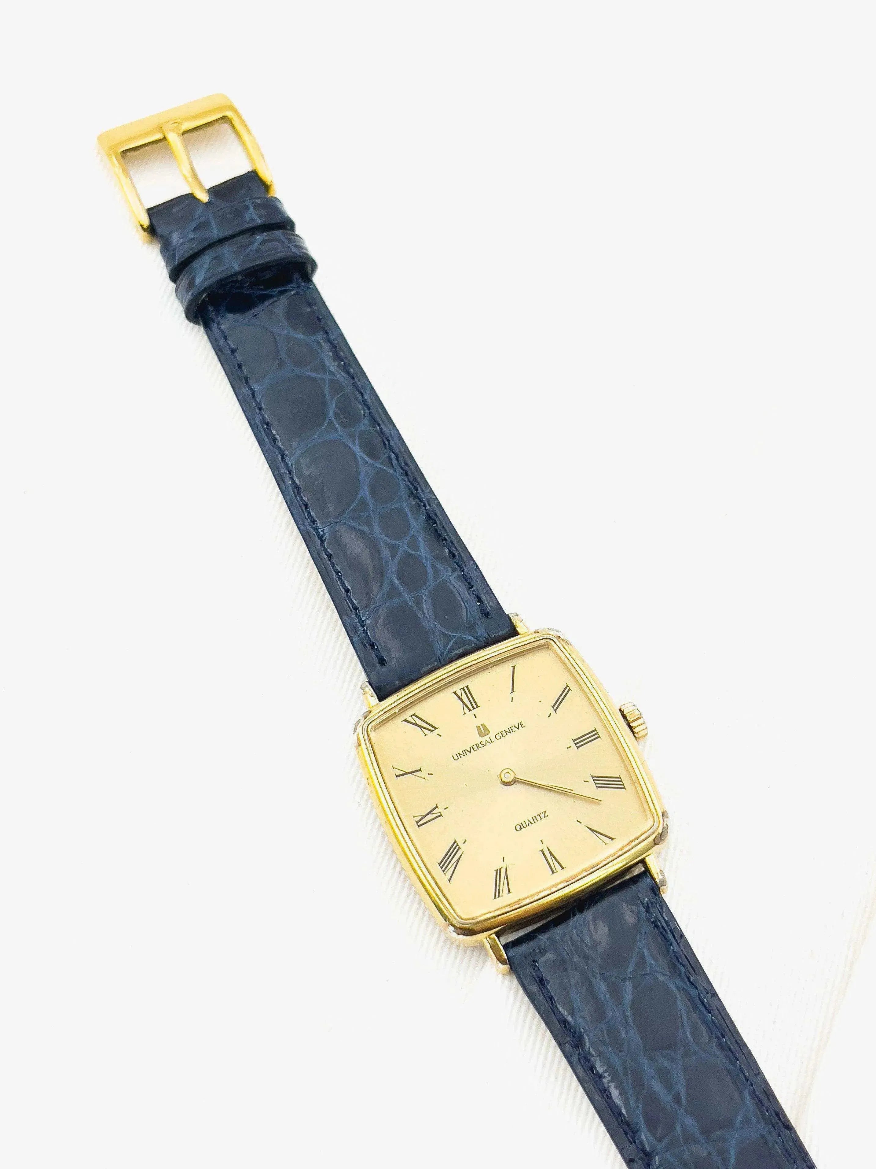 Universal Genève - Index Romain Carré Quartz - 1970s - Atelier Victor Paris - Vintage Watch Shop Dubai