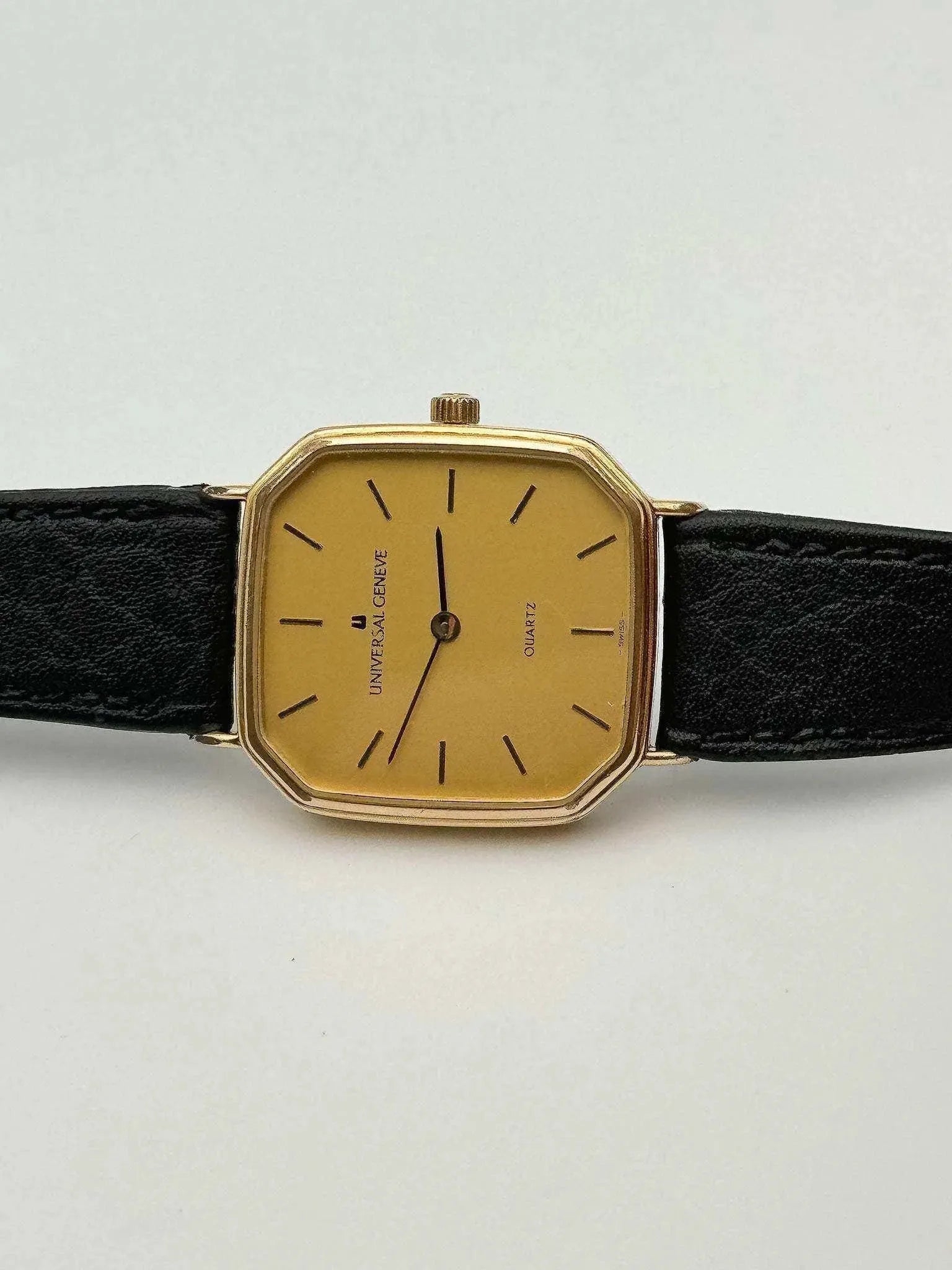 Universal Genève - Octogonal Gold - 1980s - Atelier Victor Paris - Vintage Watch Shop Dubai