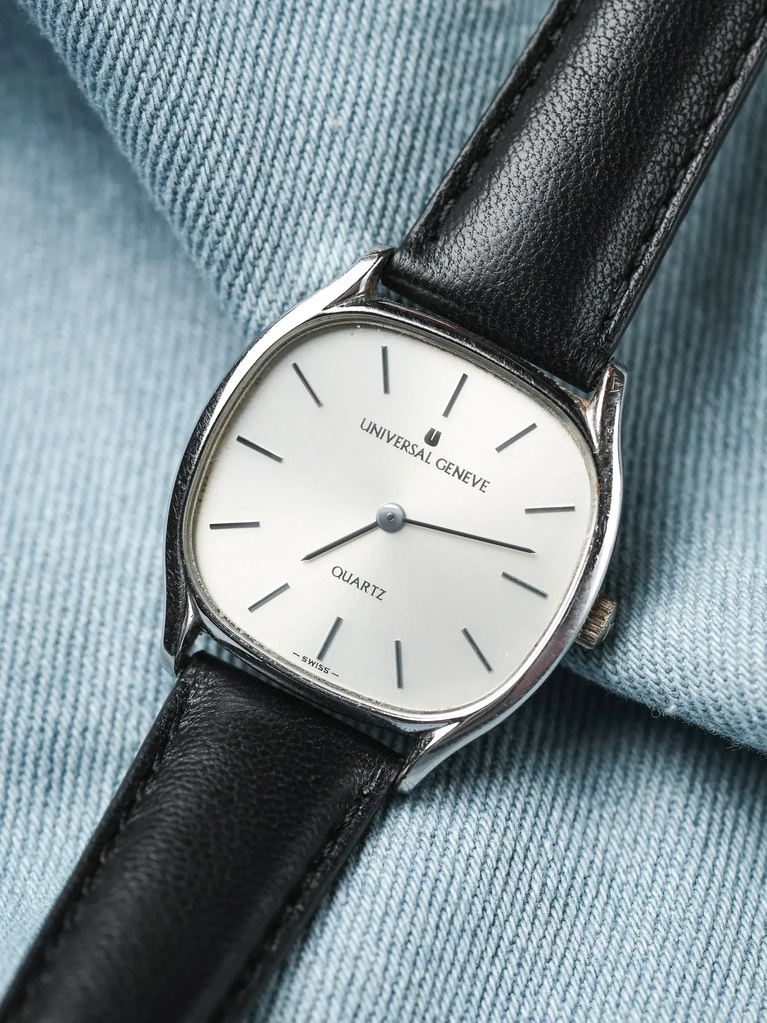 Universal Genève - Octogonale Extra Plate Acier - 1980s - Atelier Victor