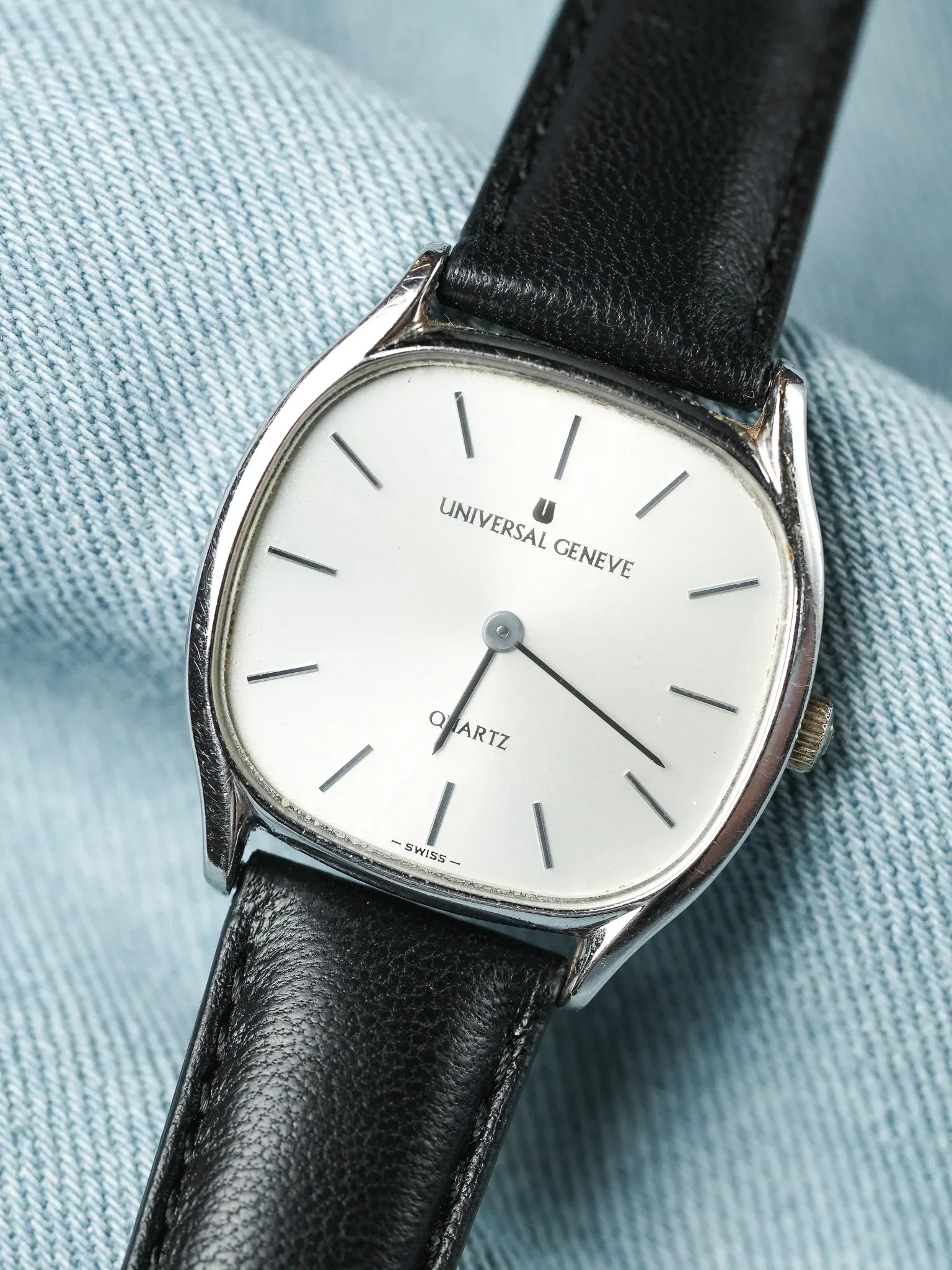 Universal Genève - Octogonale Extra Plate Acier - 1980s - Atelier Victor