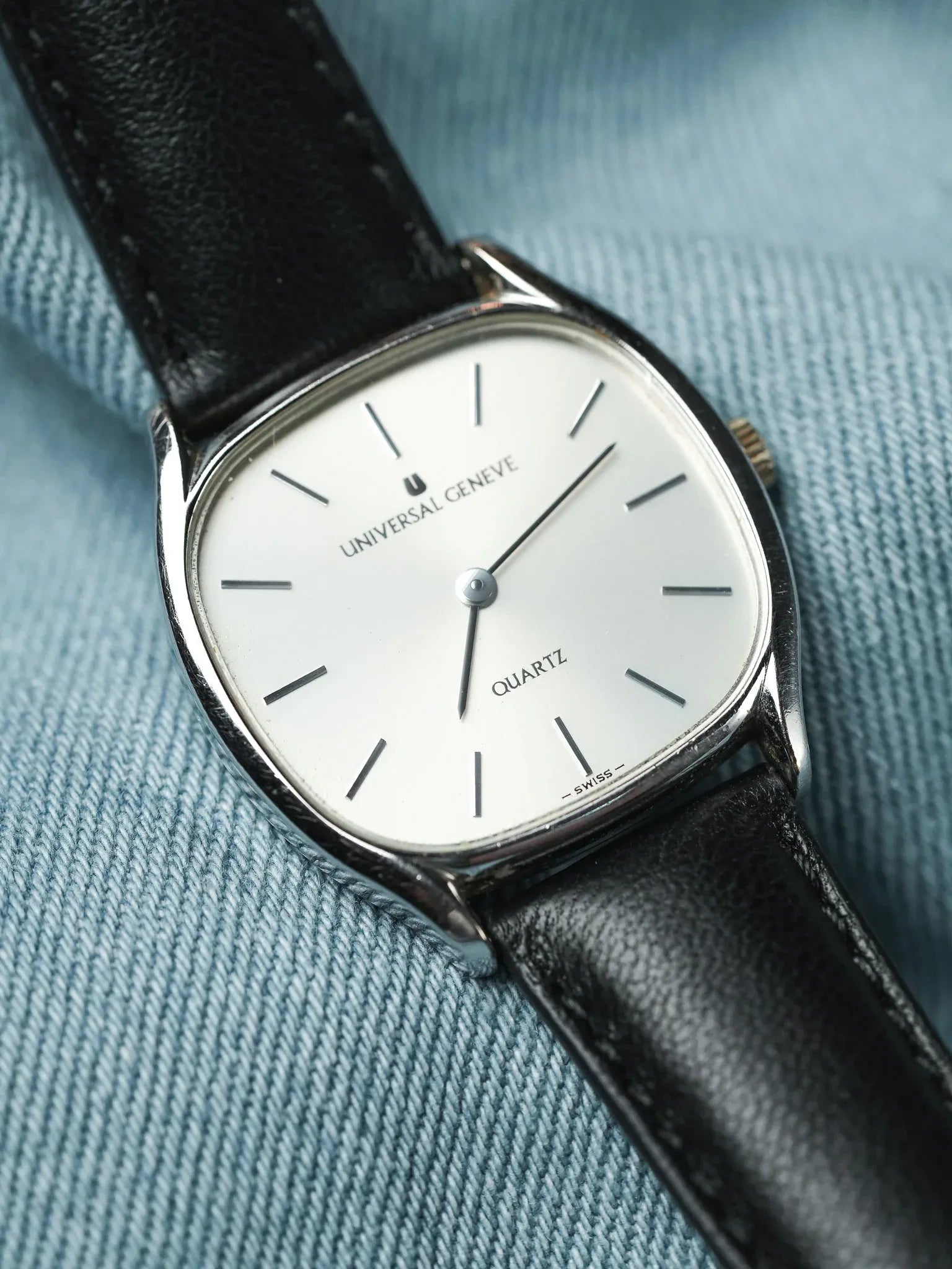 Universal Genève - Octogonale Extra Plate Acier - 1980s - Atelier Victor