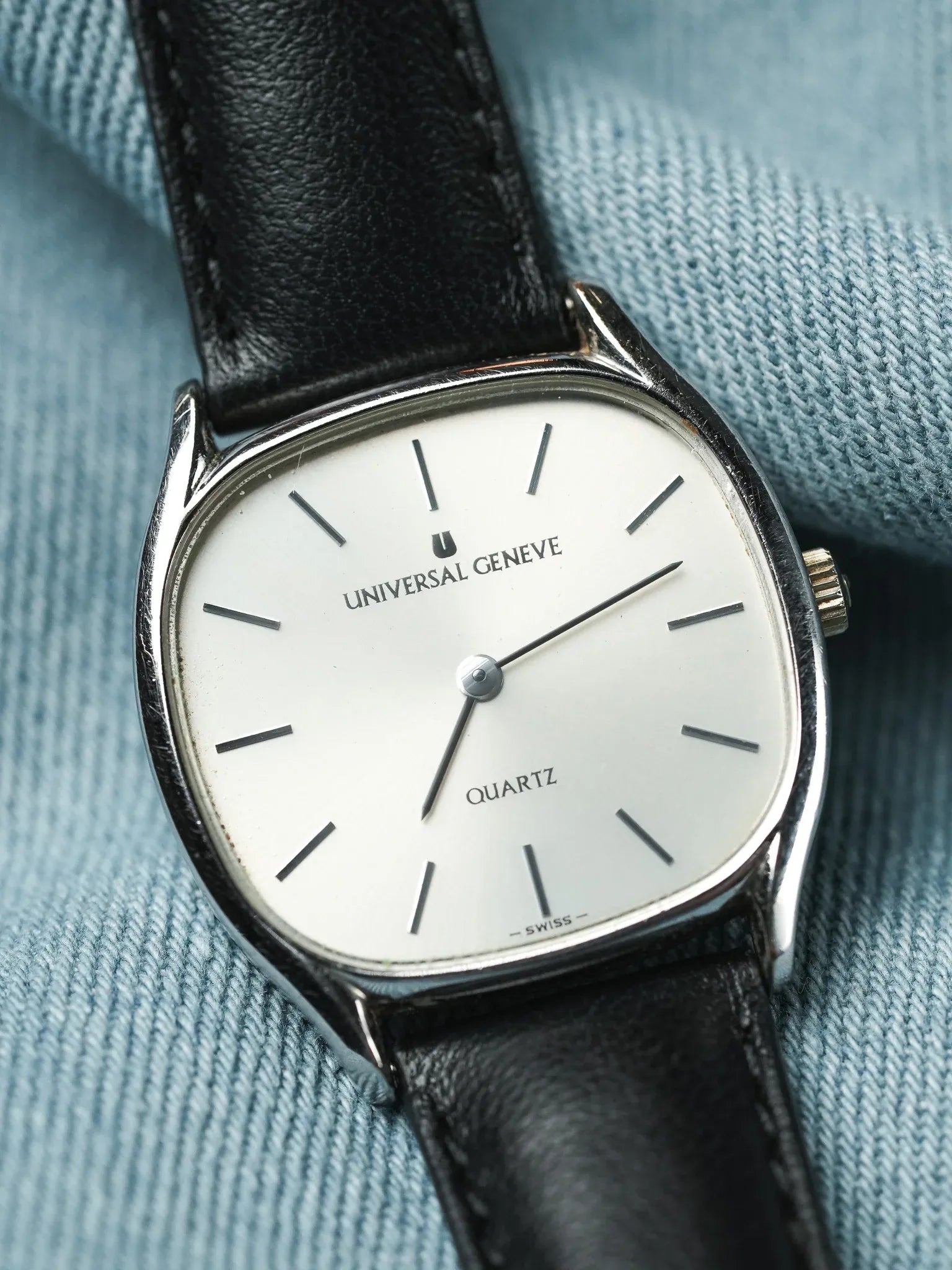 Universal Genève - Octogonale Extra Plate Acier - 1980s - Atelier Victor