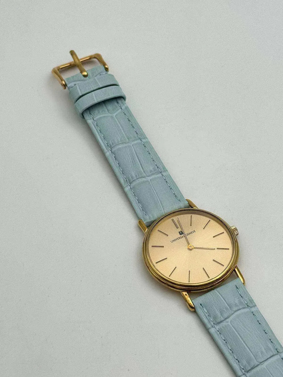 Universal Genève - Plaqué or Circle Ultra Slim Manuel - 1980s - Atelier Victor - Vintage  Shop