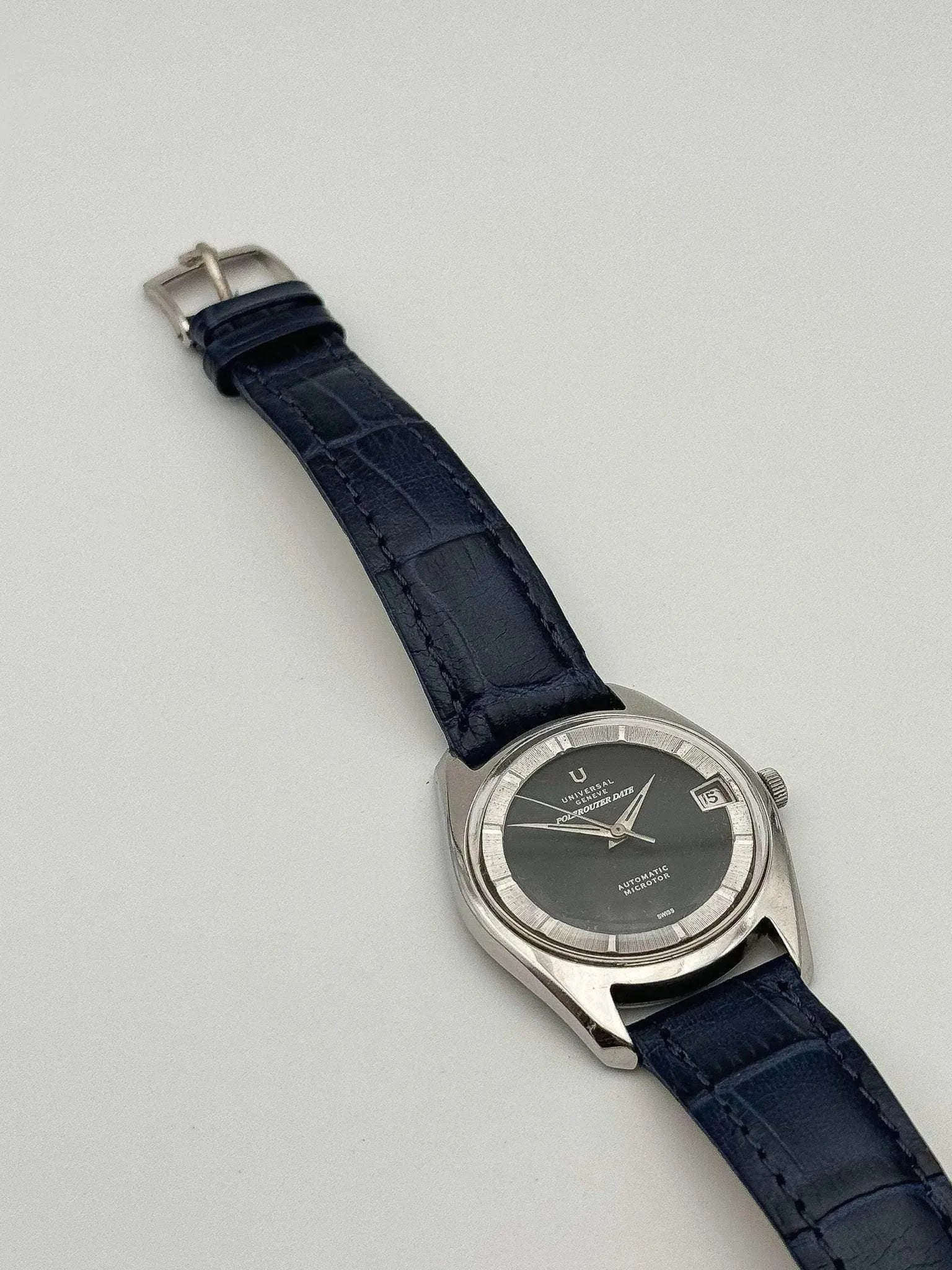 Universal Genève - Polerouter Date Micro Rotor - 1960’s - Atelier Victor Paris - Vintage Watch Shop Dubai