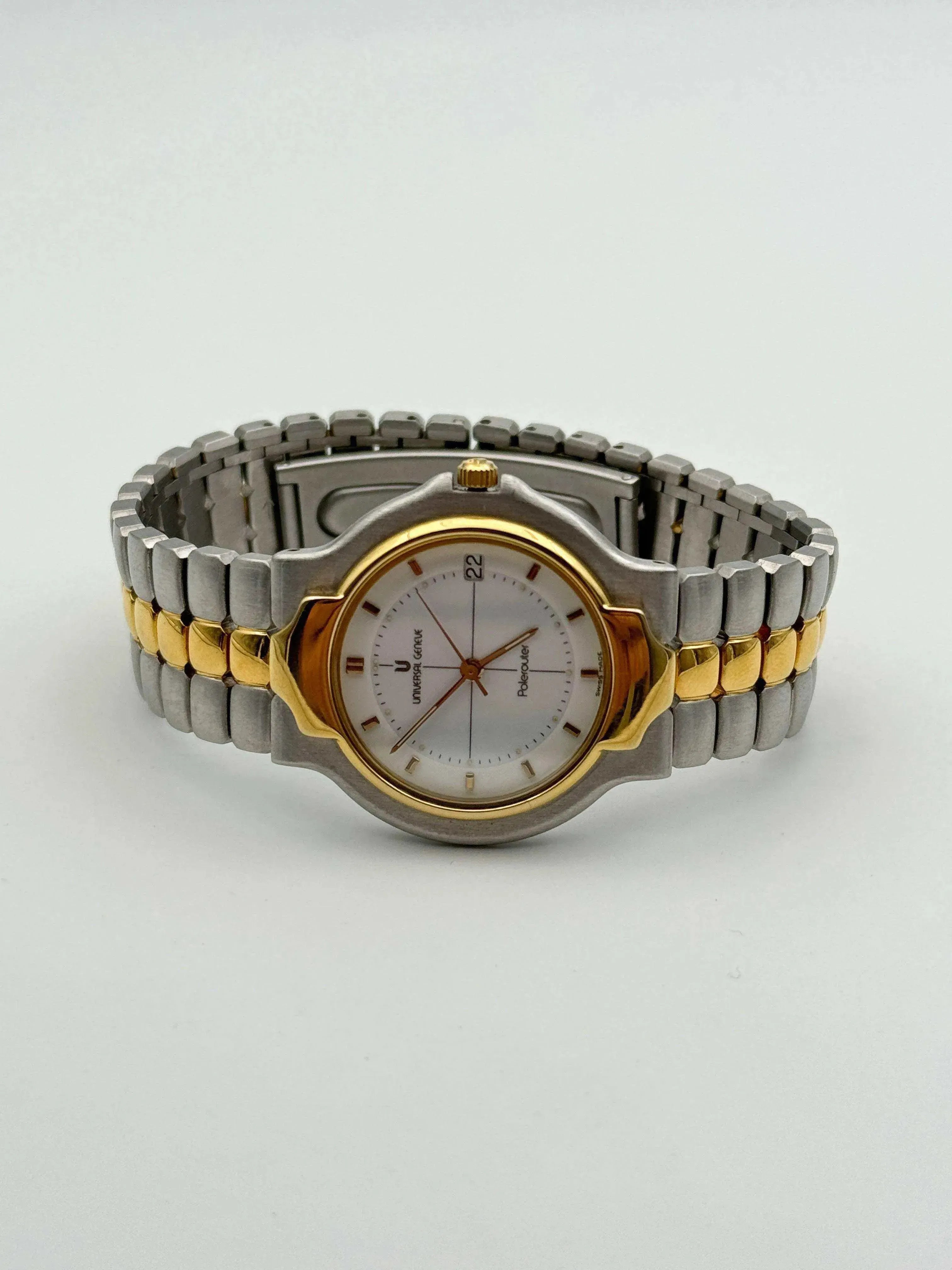 Universal Genève - Polerouter Or & Acier Quartz - 1980s - Atelier Victor