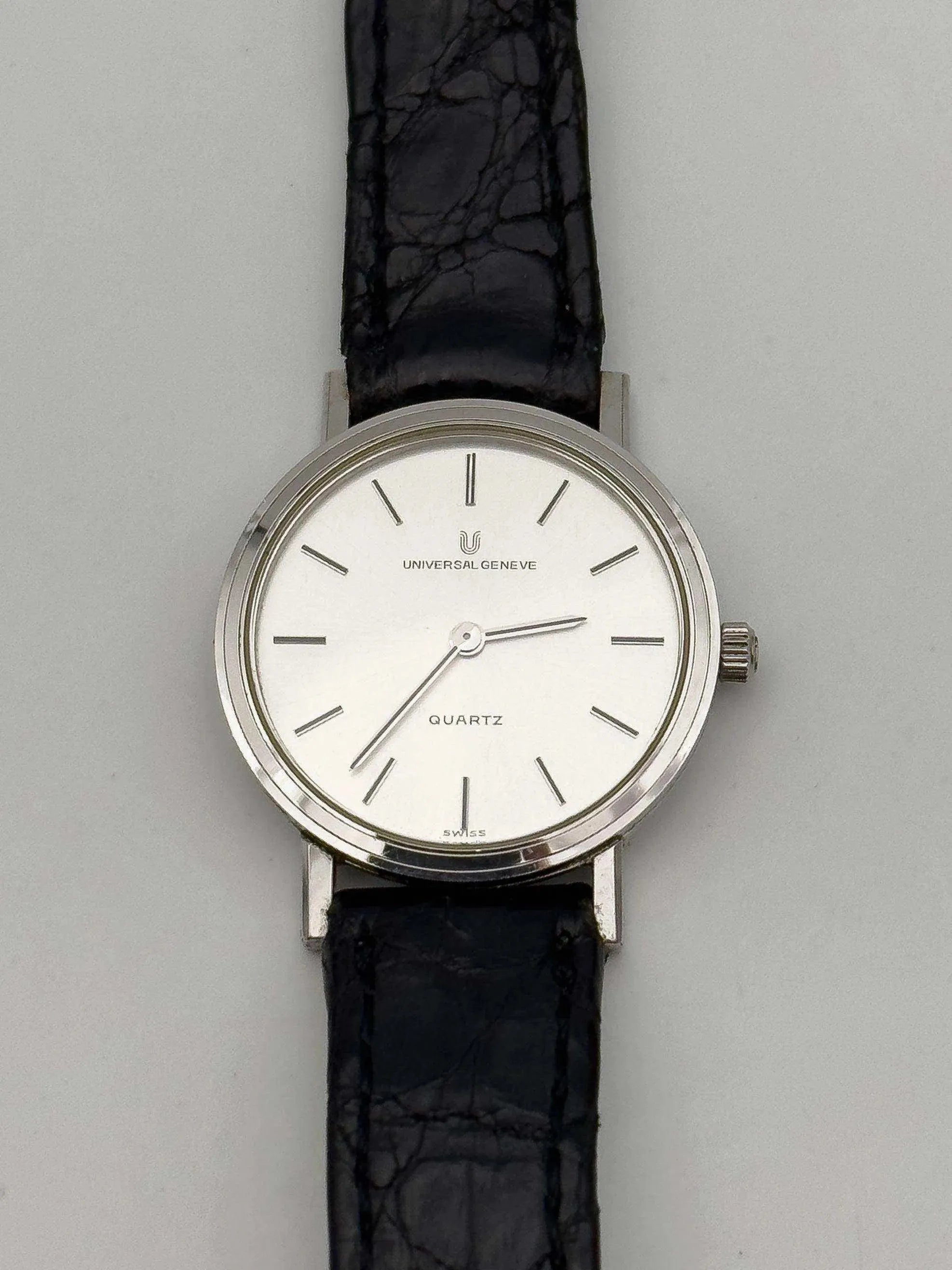 Universal Genève - Tapissé Acier Lady - 1980s - Atelier Victor Paris - Vintage Watch Shop Dubai