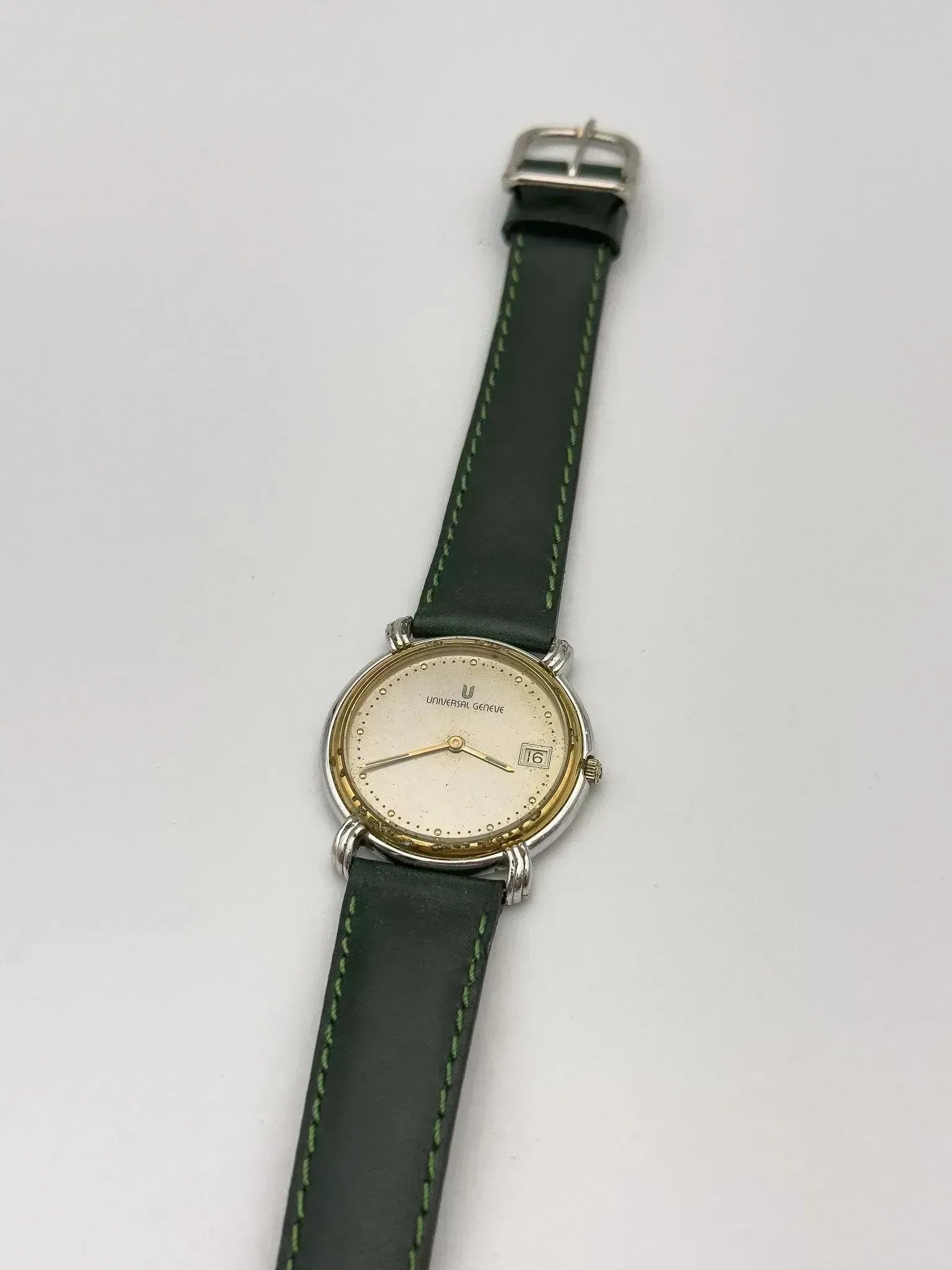 Universal Genève - Tear Drop Lugs Acier Or - 1980s - Atelier Victor