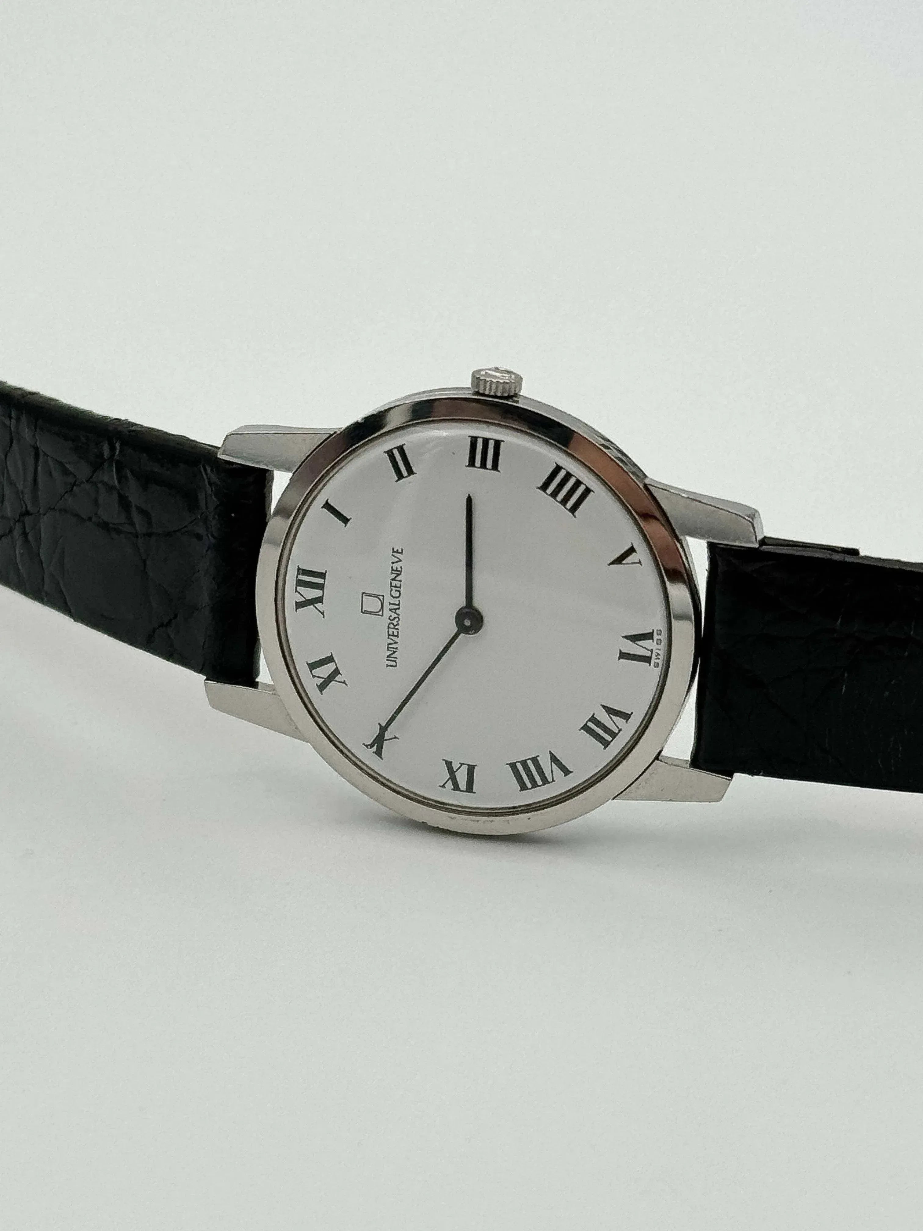 Universal Genève - Ultra plat Cadra Romain Cadran Blanc - 1970s - Atelier Victor