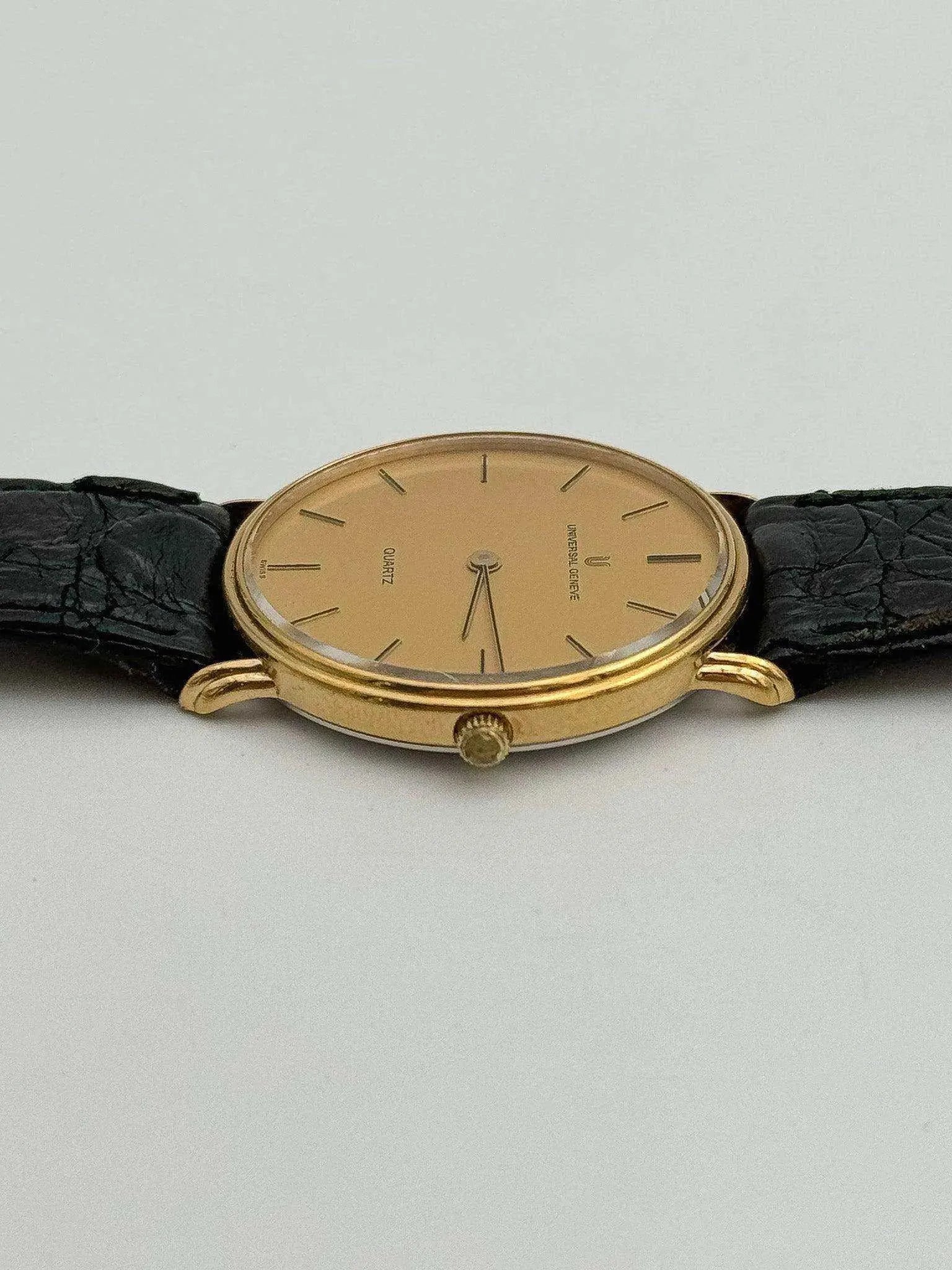 Universal Genève - Ultra Slim Gold Quartz - 1980’s - Atelier Victor Paris - Vintage Watch Shop Dubai