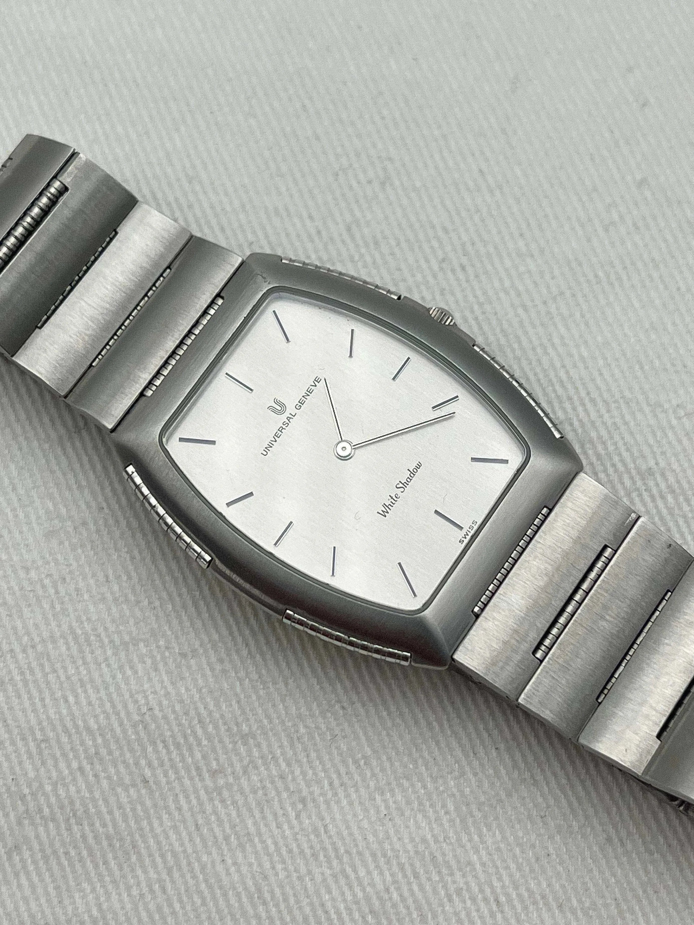 Universal Genève - White Shadow - 1970s - Atelier Victor Paris - Vintage Watch Shop Dubai