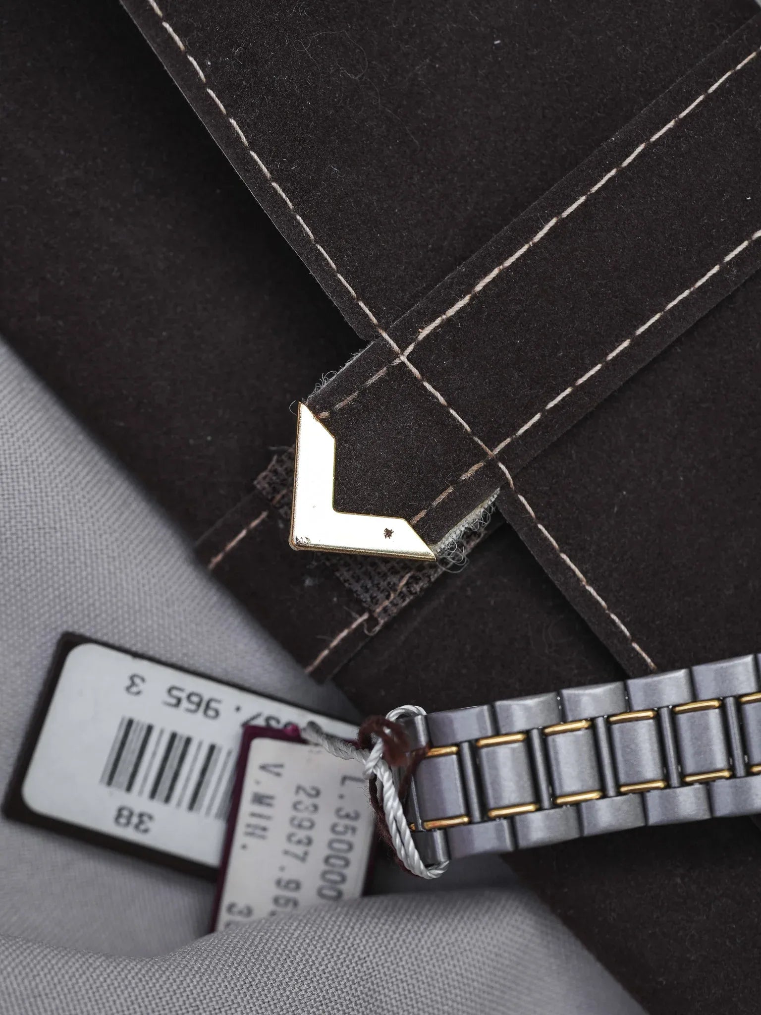 Vetta - Gris Anthracite Or - NOS - Boite & Papier - 1990s - Atelier Victor