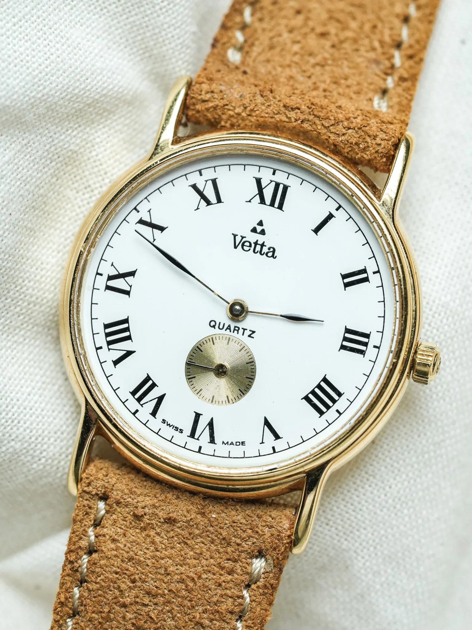 Vetta - Or Cadran Blanc Petite-seconde - 1990s - Atelier Victor