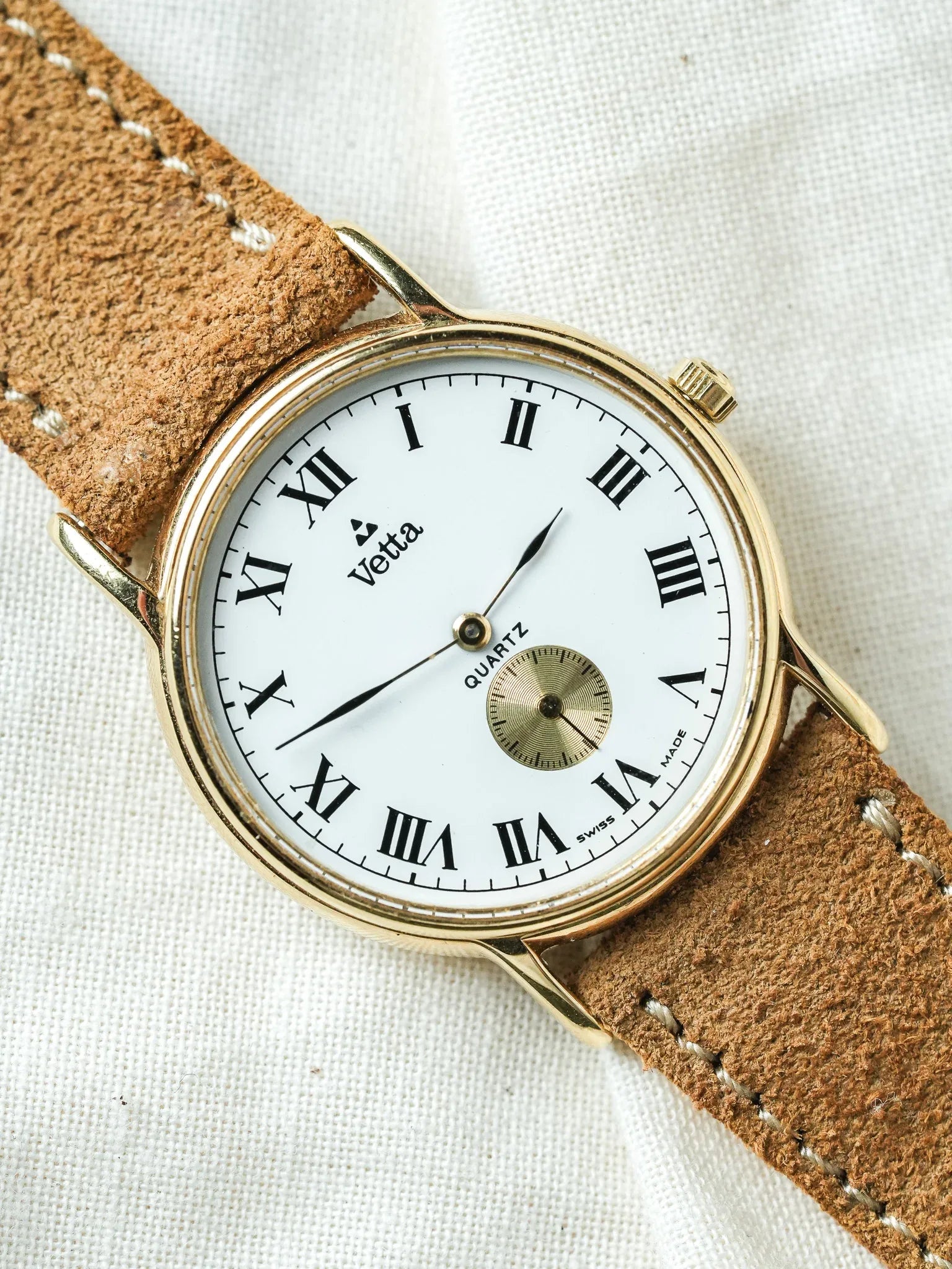 Vetta - Or Cadran Blanc Petite-seconde - 1990s - Atelier Victor