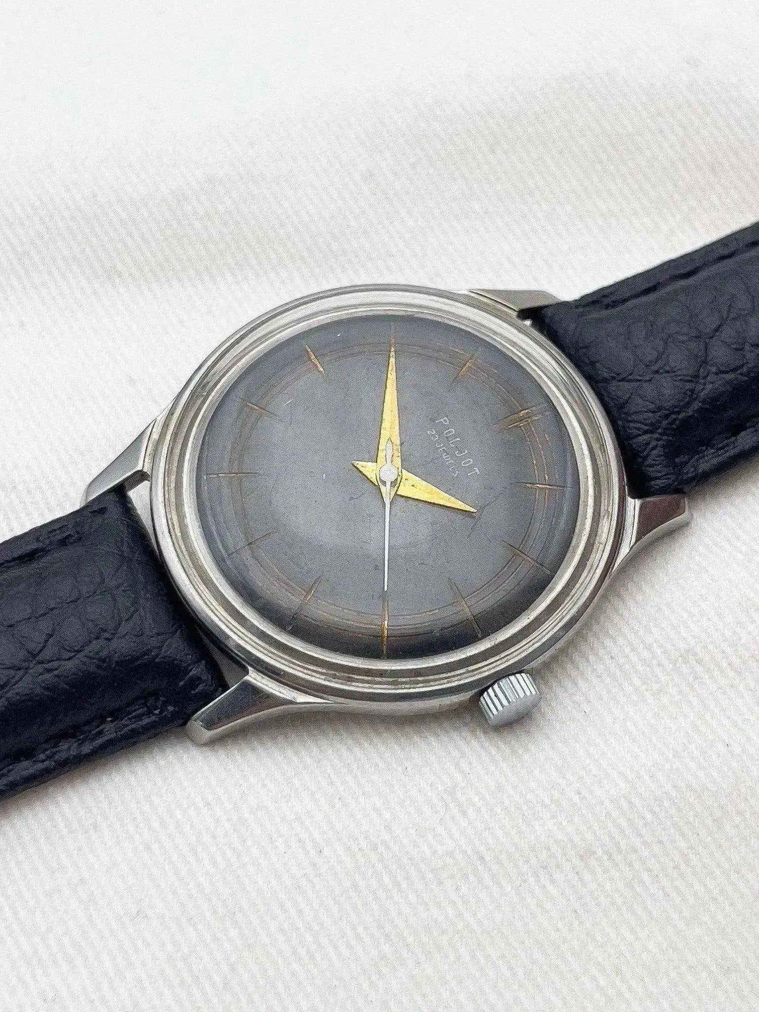 Vostok - Acier noir dauphine or - 1970s - Atelier Victor