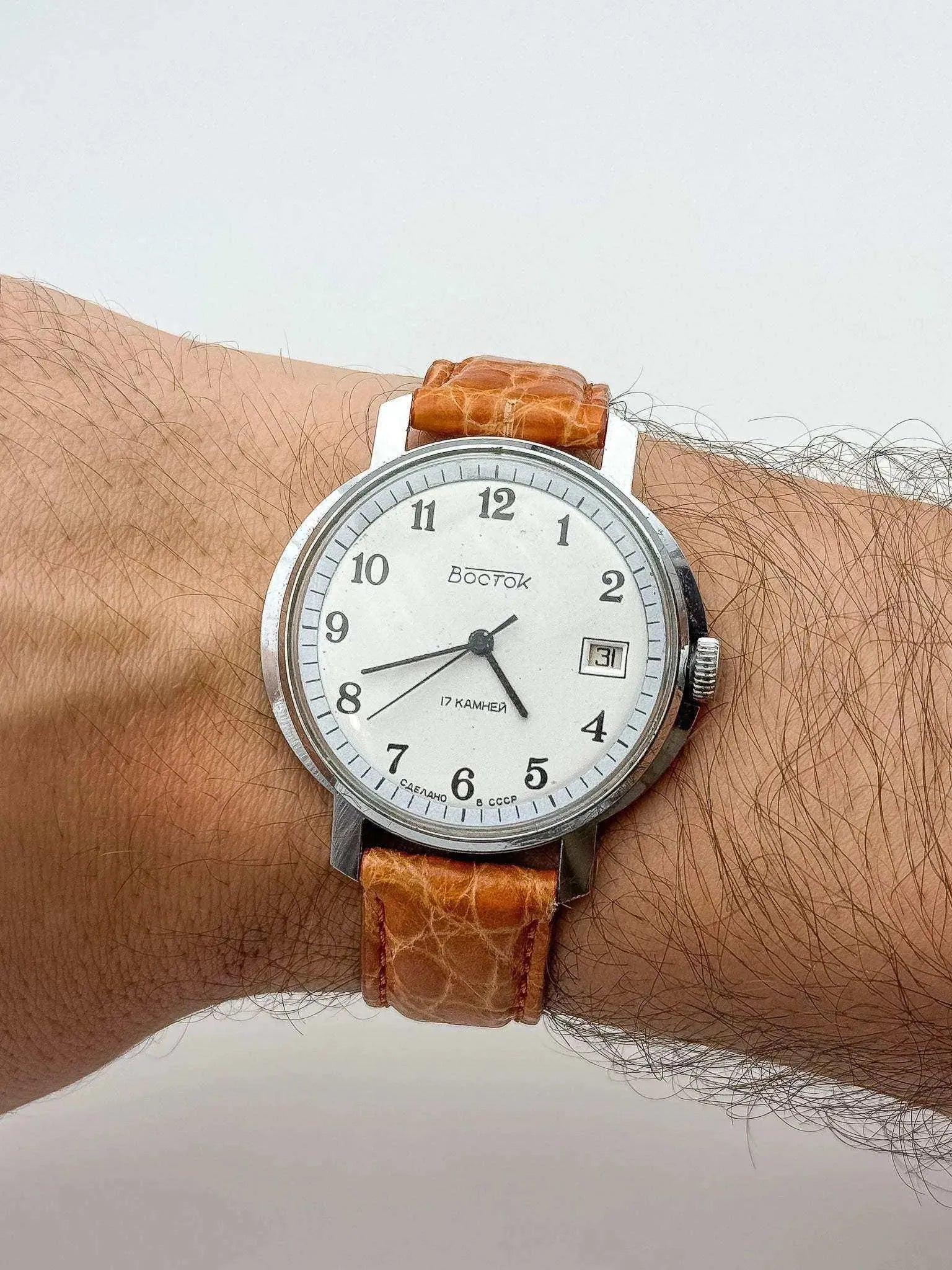 Vostok - Oval White - 1970s - Atelier Victor Paris - Vintage Watch Shop Dubai