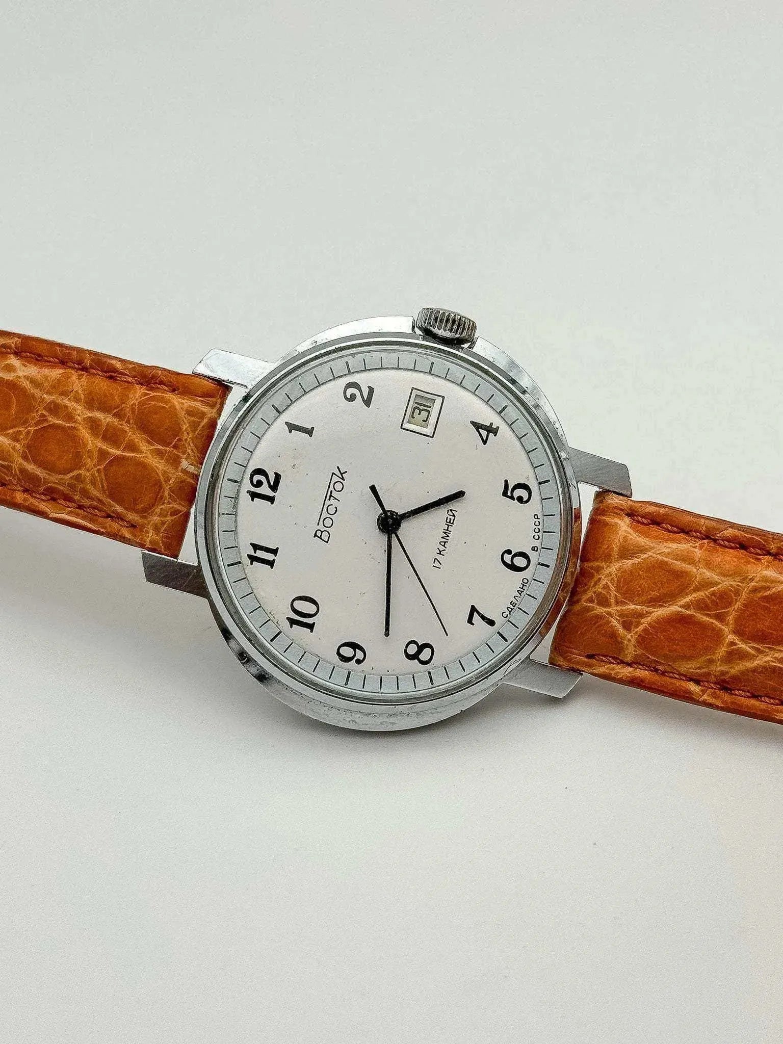 Vostok - Oval White - 1970s - Atelier Victor Paris - Vintage Watch Shop Dubai