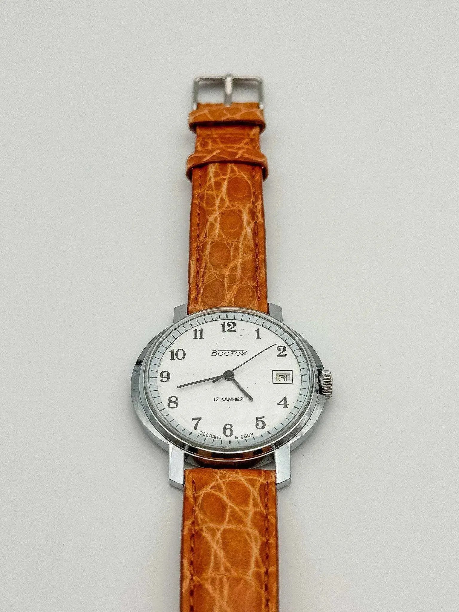 Vostok - Oval White - 1970s - Atelier Victor Paris - Vintage Watch Shop Dubai