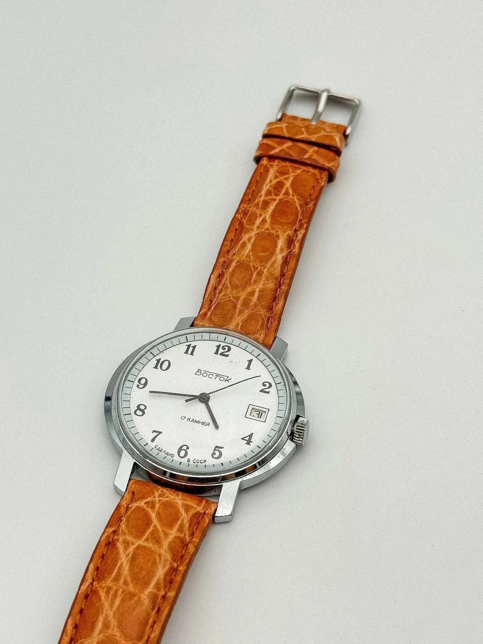Vostok - Oval White - 1970s - Atelier Victor Paris - Vintage Watch Shop Dubai
