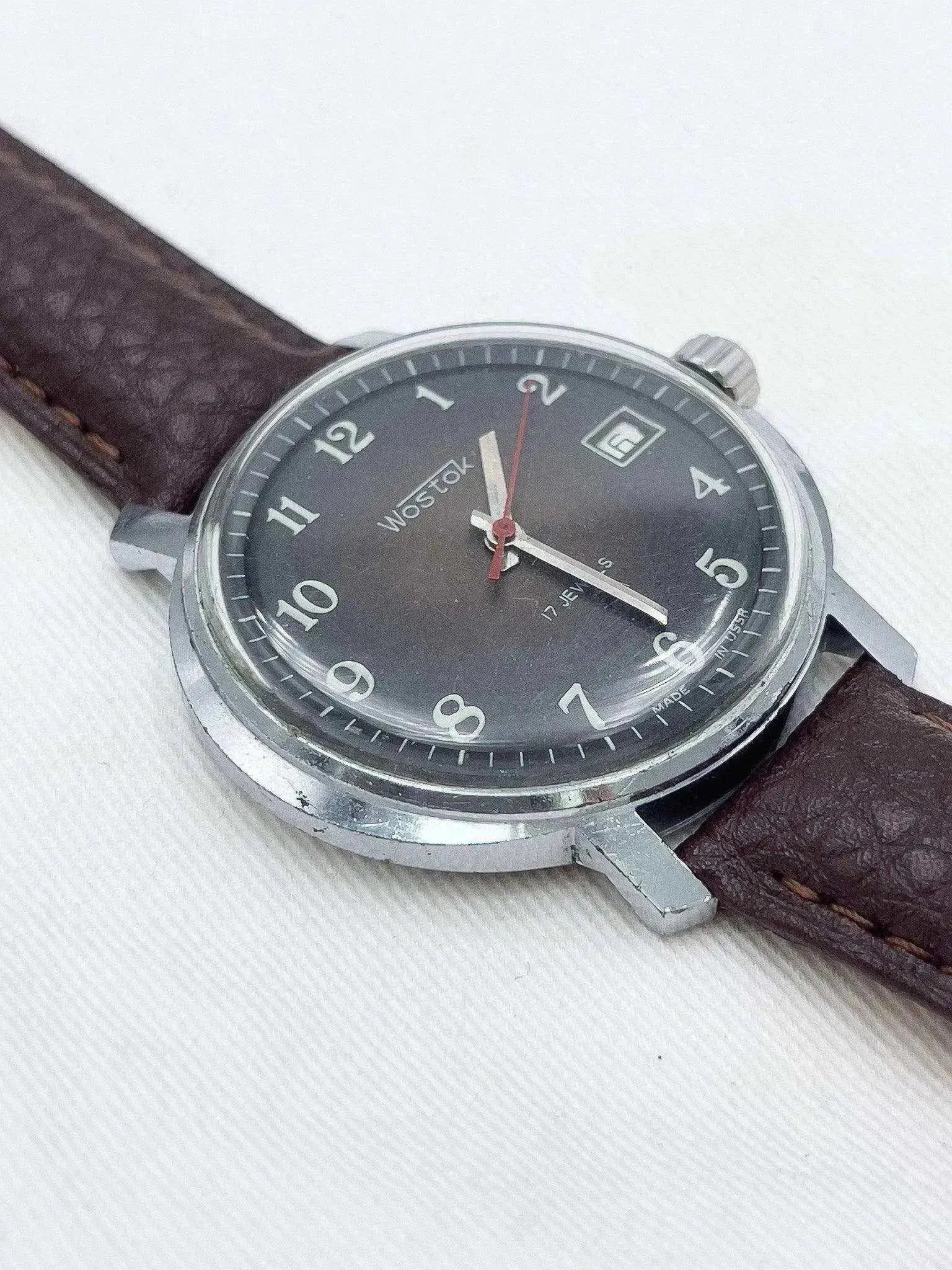 Vostok - Ovale Chocolat - 1970s - Atelier Victor Paris - Vintage Watch Shop Dubai
