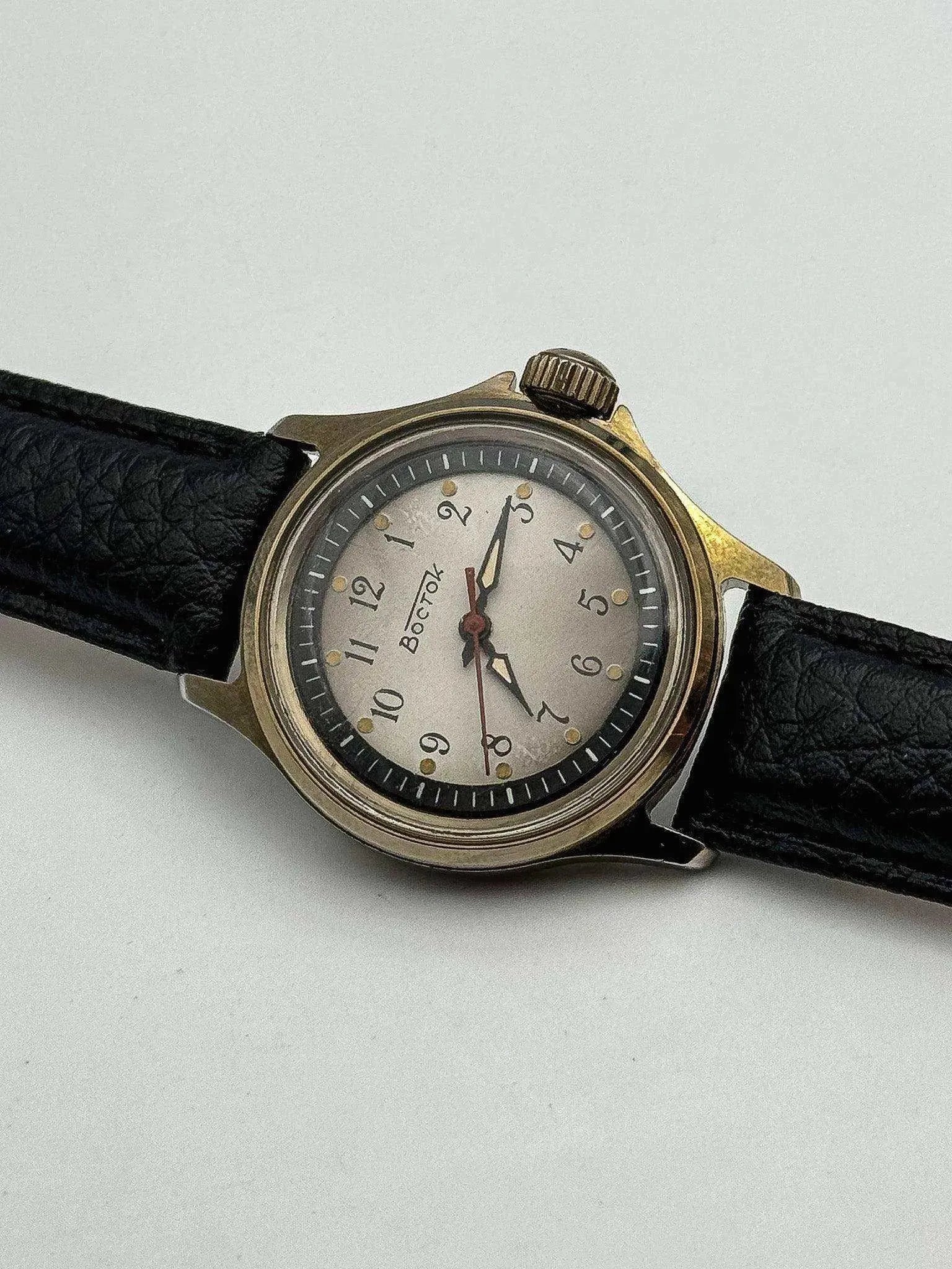 Vostok - PVD Gold - 1960s - Atelier Victor Paris - Vintage Watch Shop Dubai
