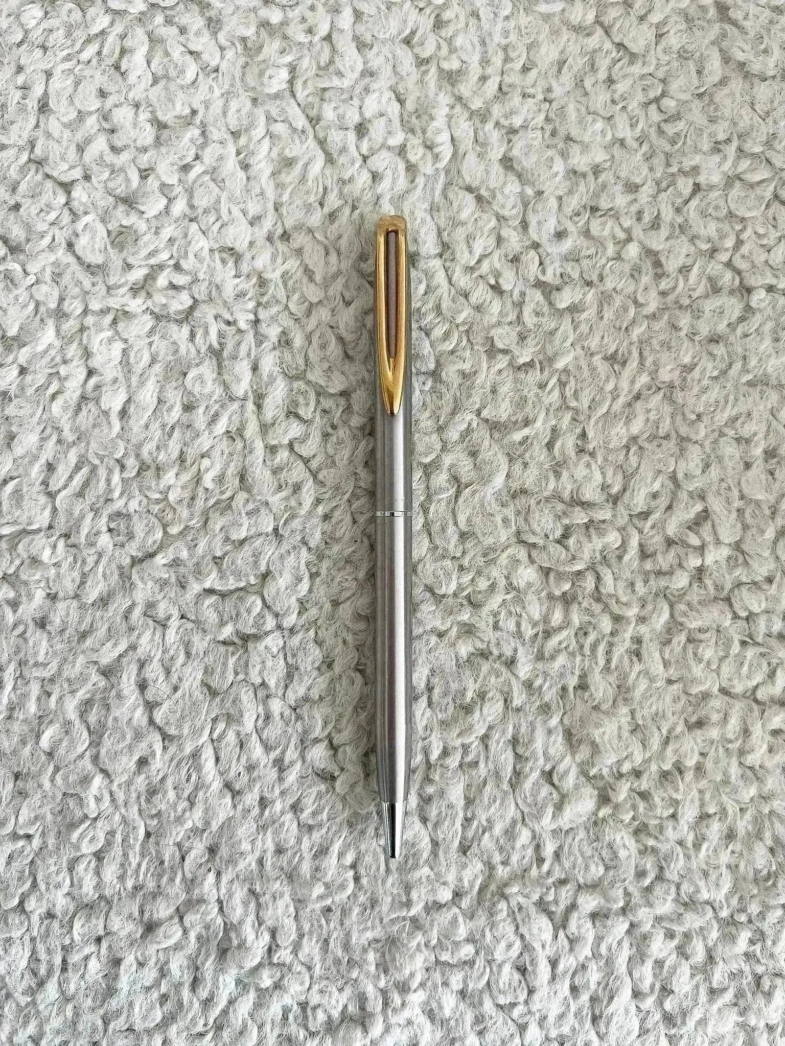 ST Dupont Paris - Gold Design Ballpoint Pen - 1990s