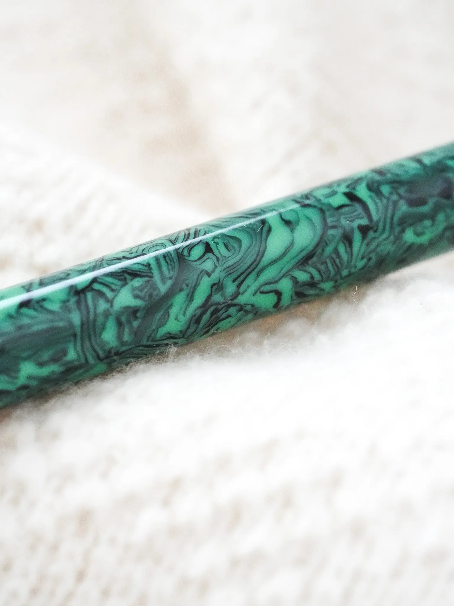 Waterman - Stylo bille Man 200 Rhapsody Celluloïd Vert marbre - 1985 - Atelier Victor - Vintage Watch Shop