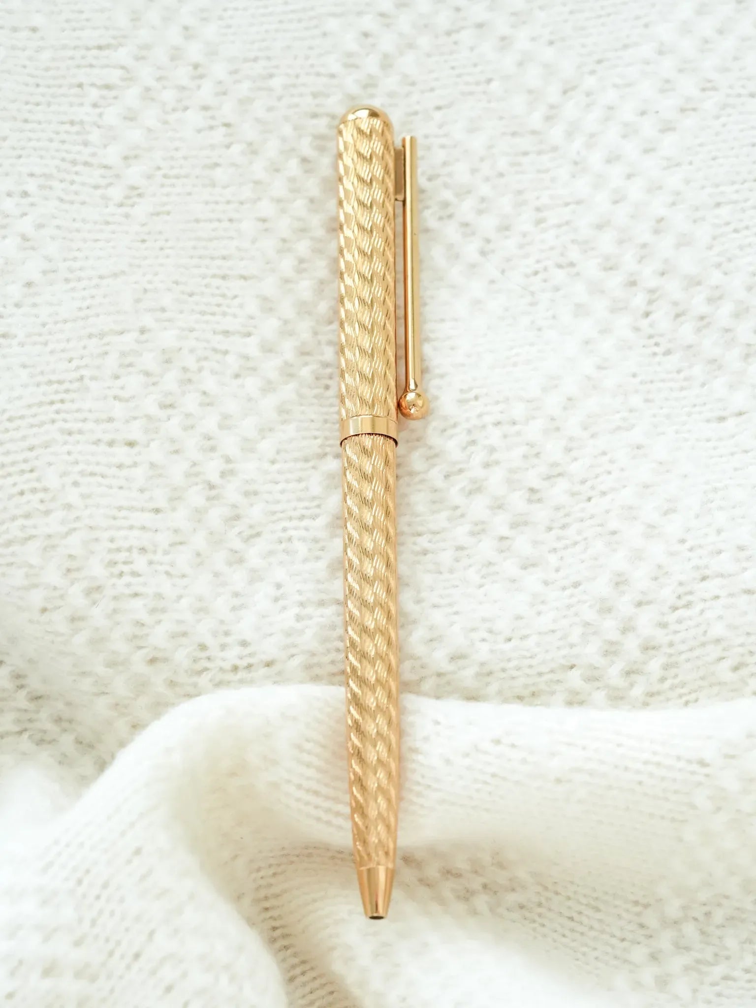 Waterman - Stylo bille Prototype non commercialisé en plaqué or - 1970s - Atelier Victor - Vintage  Shop