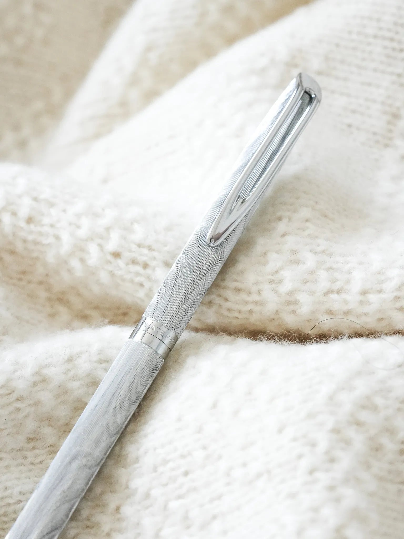 Waterman - Stylo bille tournant acier vagues - 1970s - Atelier Victor Paris - Vintage Watch Shop Dubai