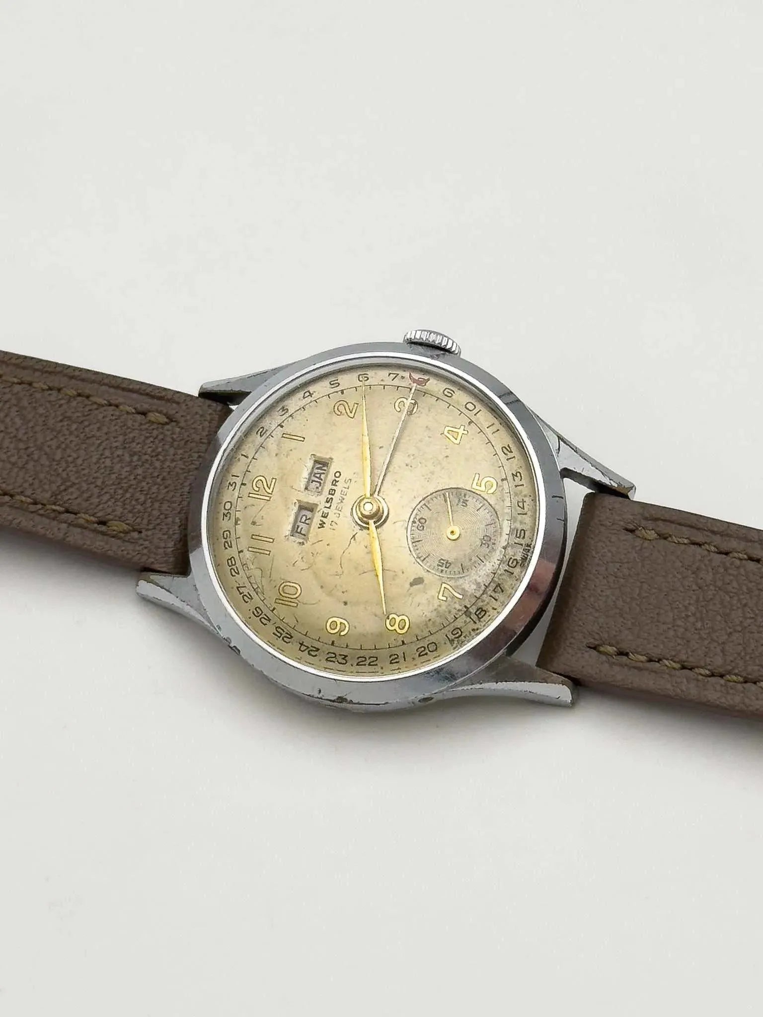 Welsbro - Triple Calendar Patine Crème - 1950s - Atelier Victor - Vintage  Shop