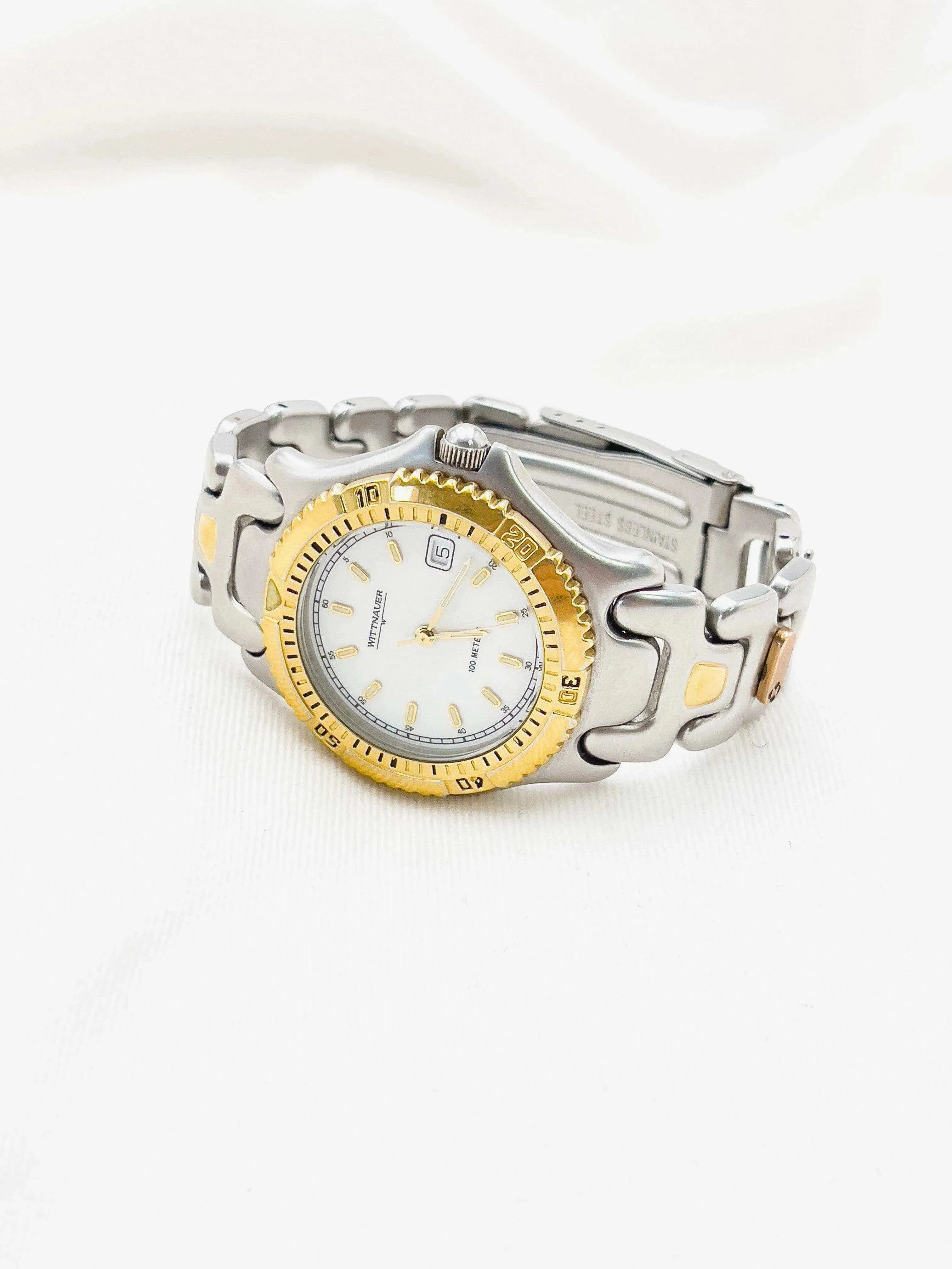 Wittnauer by Longines - Acier / Plaqué or - 1990/00s - Atelier Victor Paris - Vintage Watch Shop Dubai