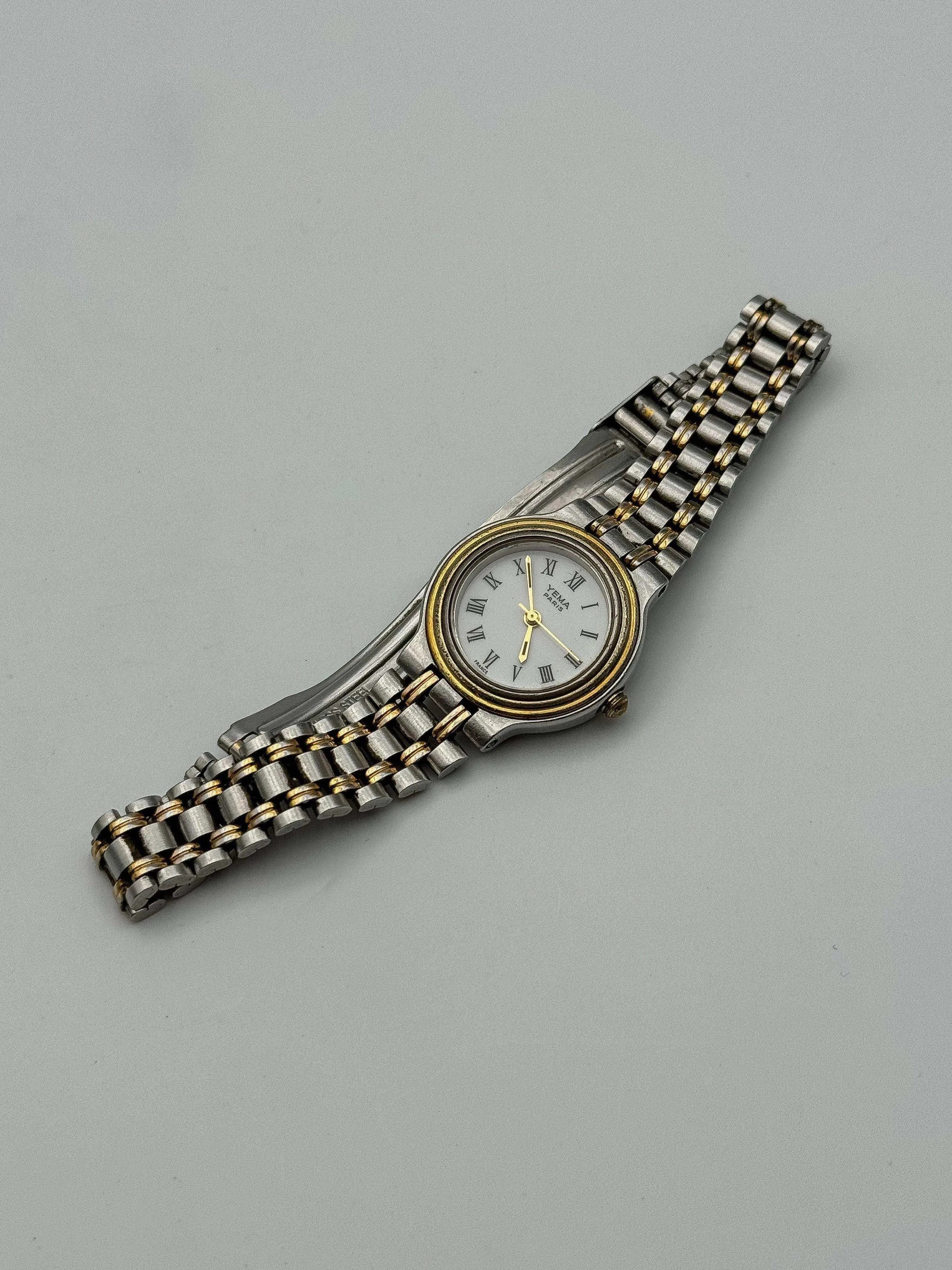Yema - Acier / Plaqué or Lady- 1990s - Atelier Victor Paris - Vintage Watch Shop Dubai
