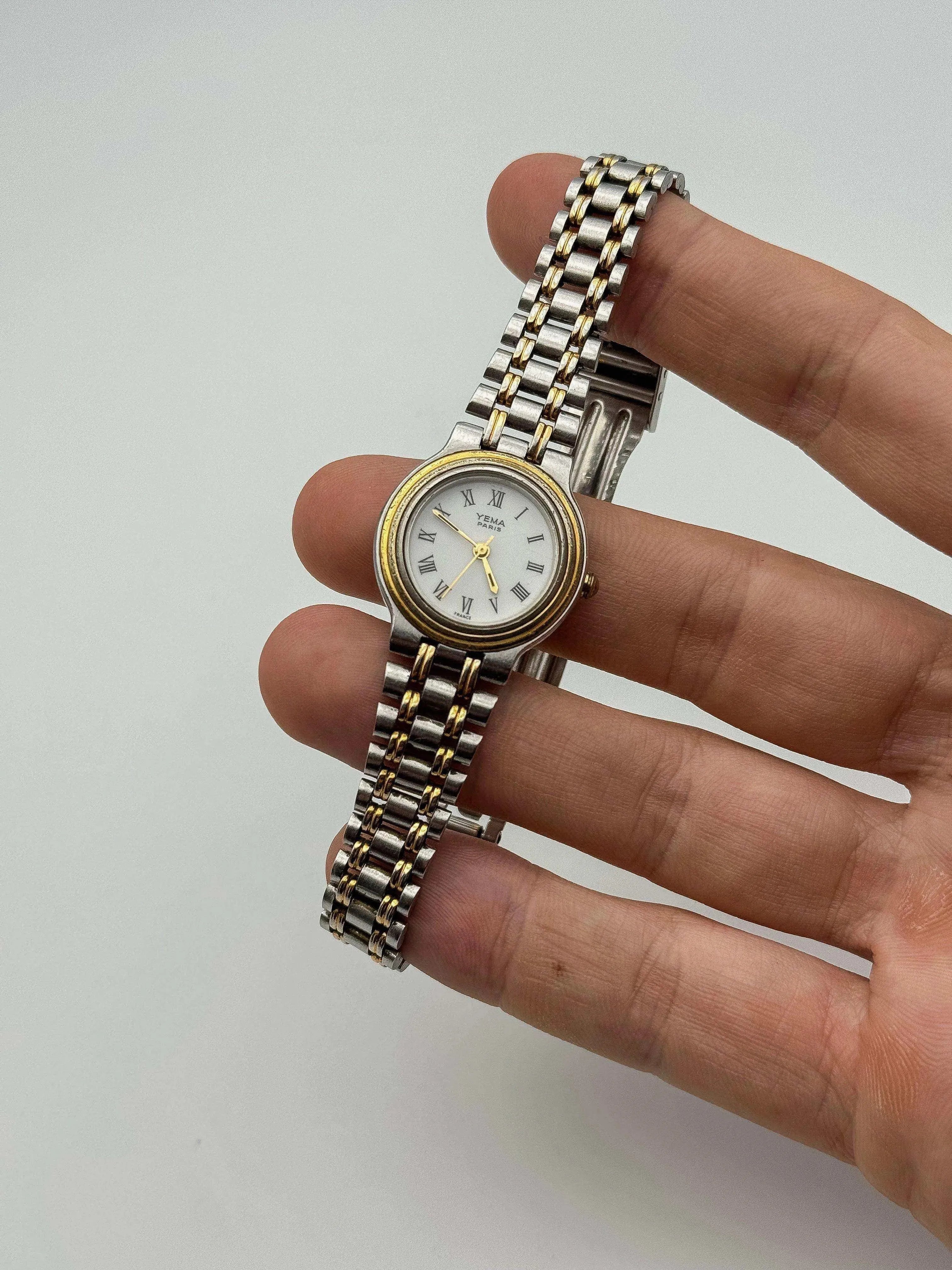 Yema - Acier / Plaqué or Lady- 1990s - Atelier Victor Paris - Vintage Watch Shop Dubai