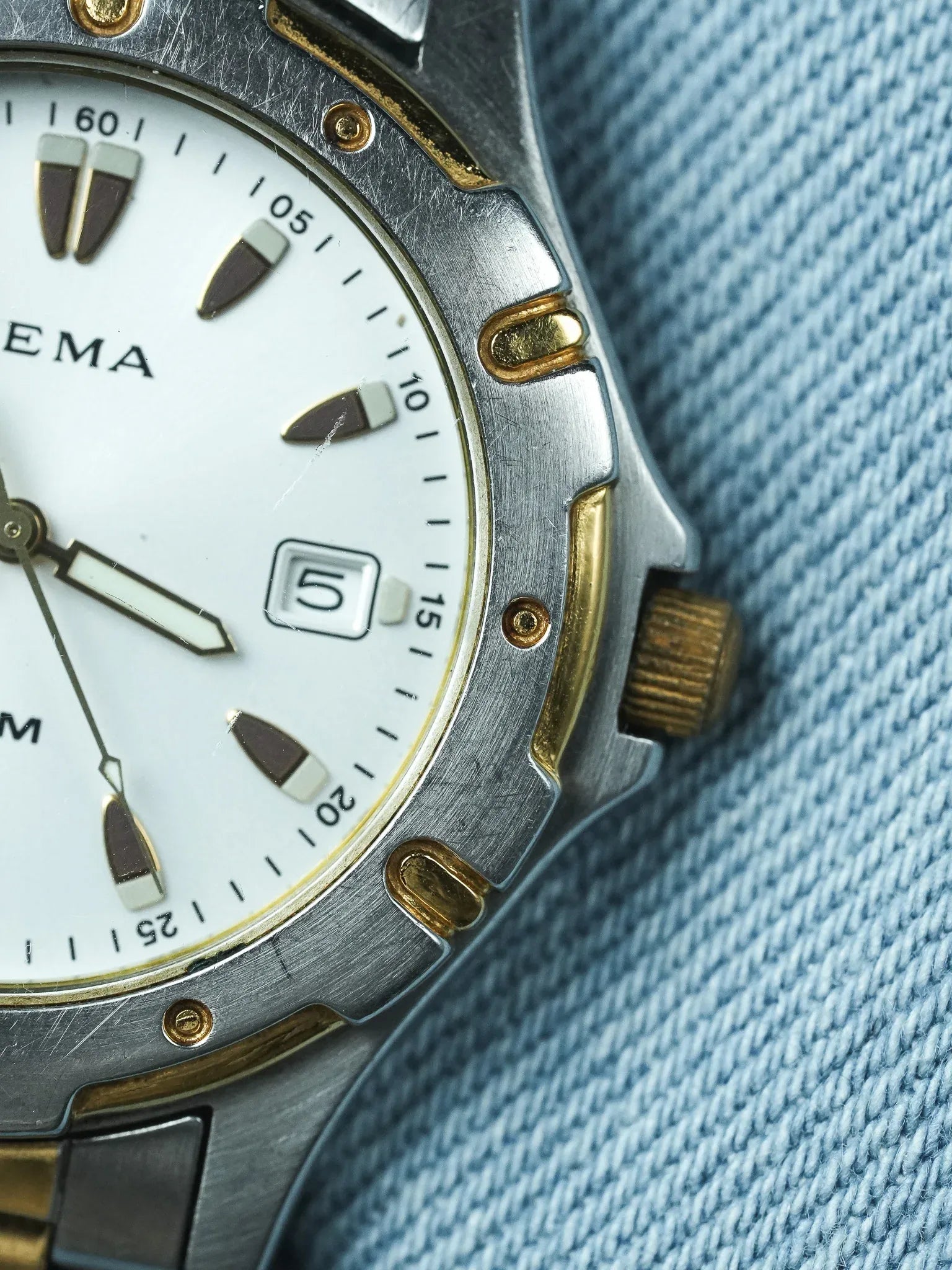 Yema - Bicolore Acier 50m - 1990s - Atelier Victor