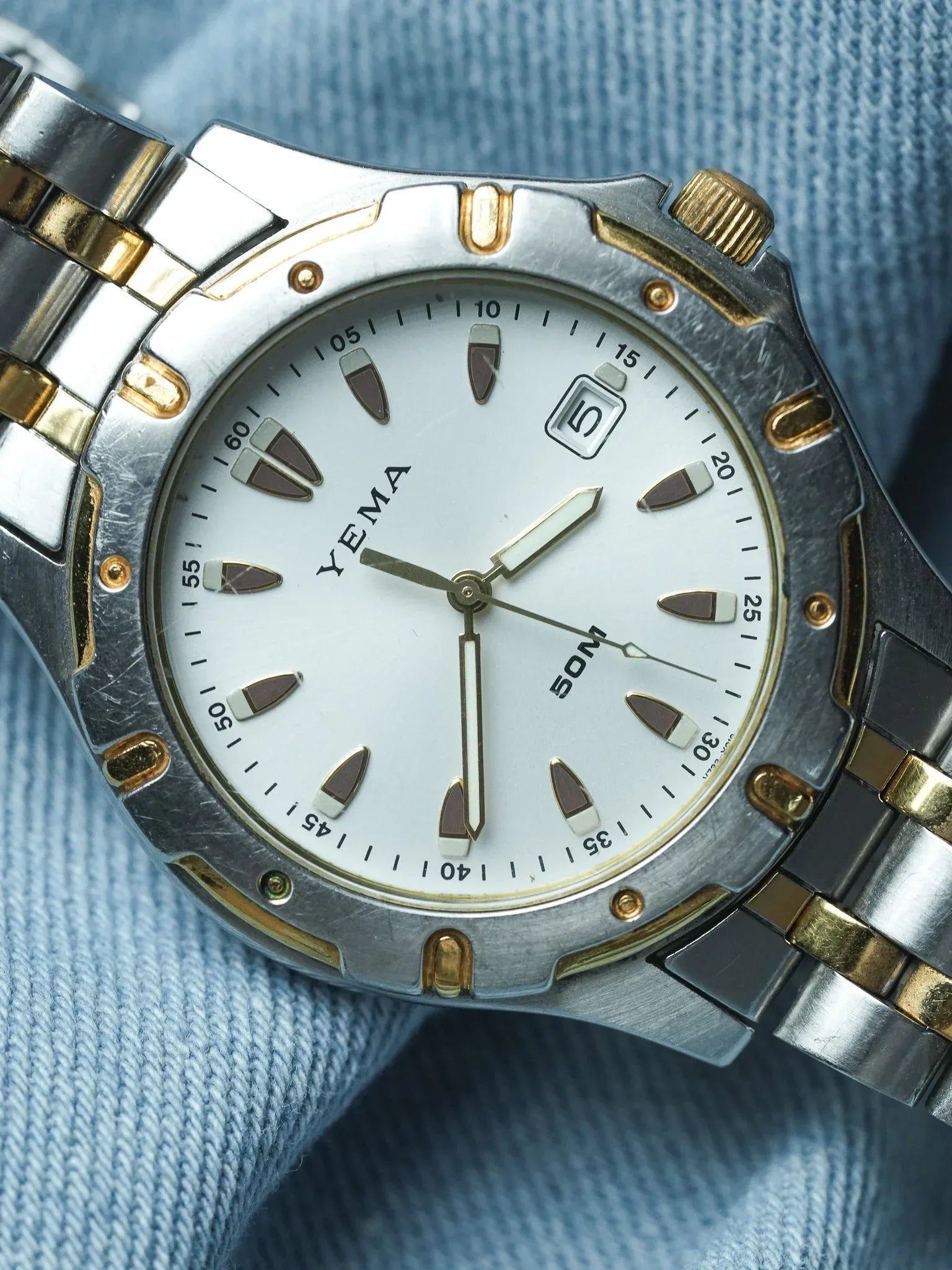 Yema - Bicolore Acier 50m - 1990s - Atelier Victor