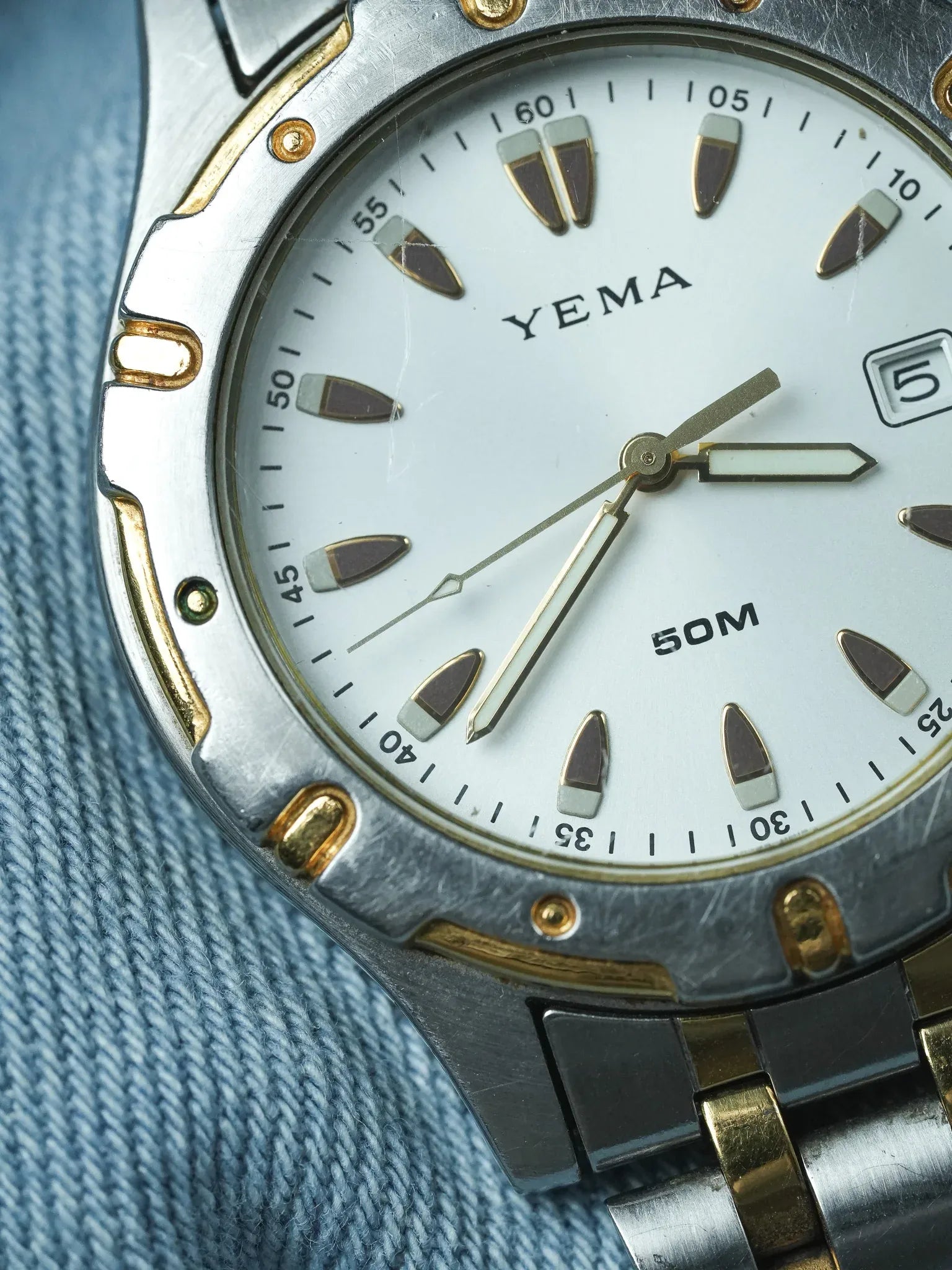 Yema - Bicolore Acier 50m - 1990s - Atelier Victor