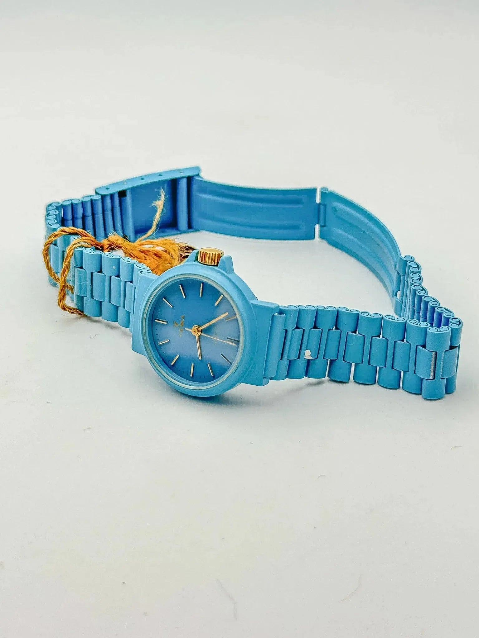 Yema - Bleu ciel couronne dorée - NOS - 1990s - Atelier Victor Paris - Vintage Watch Shop Dubai