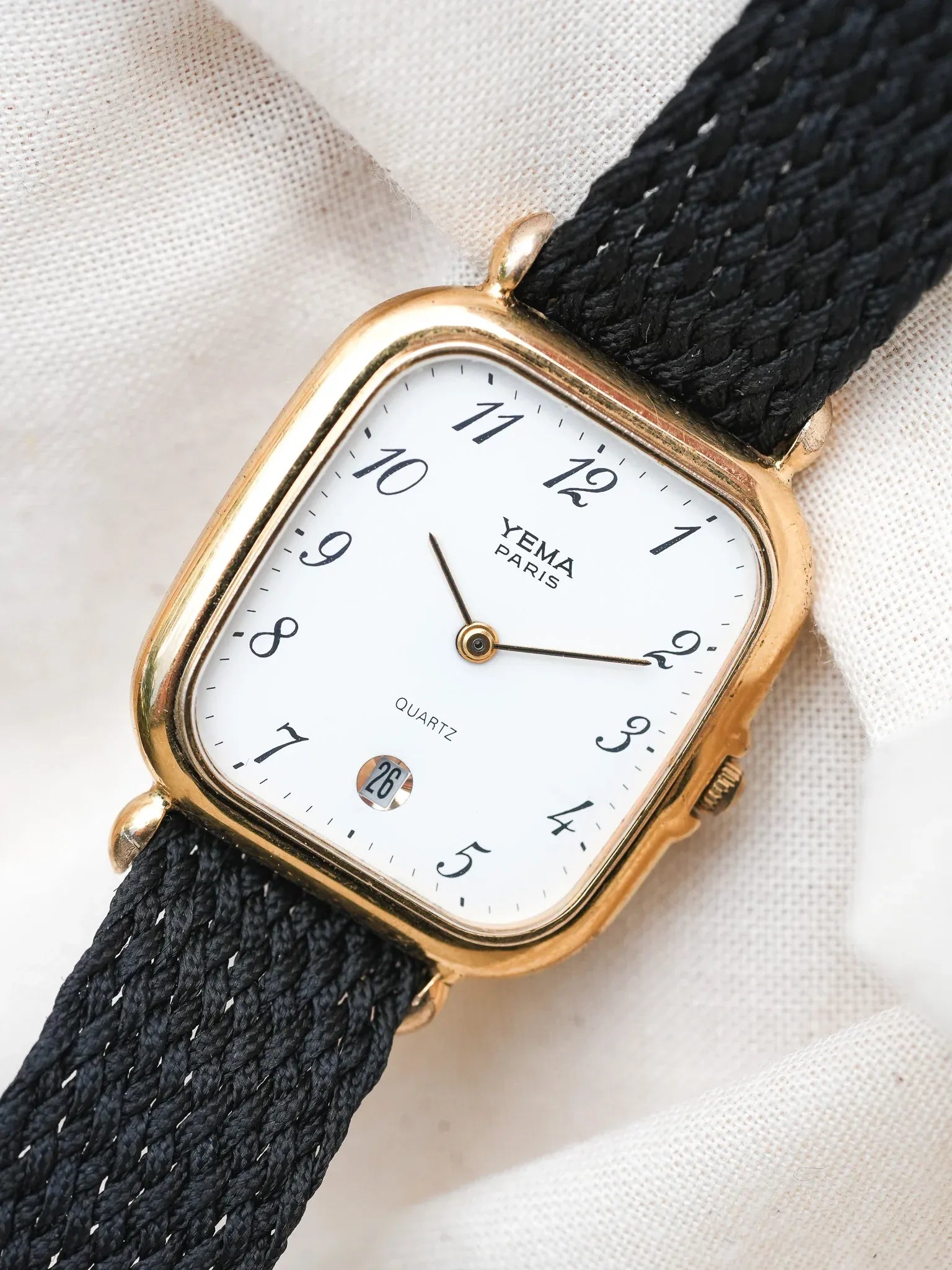 Yema - Chiffres arabes Blanc Date 6h - 1990s - Atelier Victor