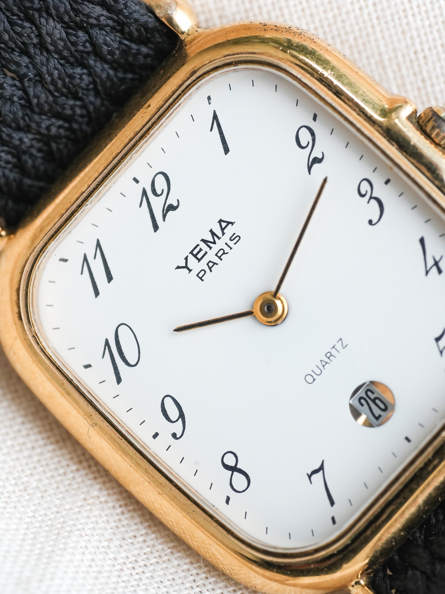 Yema - Chiffres arabes Blanc Date 6h - 1990s - Atelier Victor Paris - Vintage Watch Shop Dubai