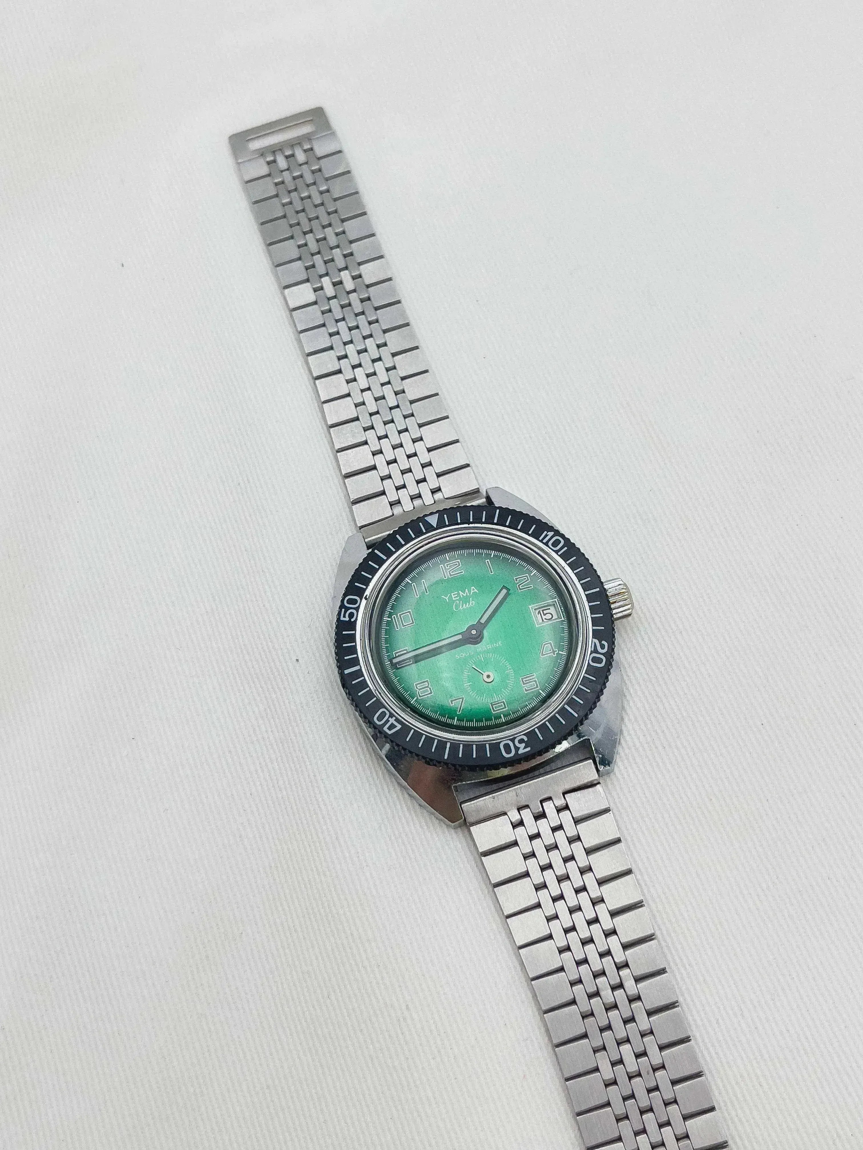 Yema - Club Sous-Marine Green Dial - 1960s - Atelier Victor - Vintage  Shop