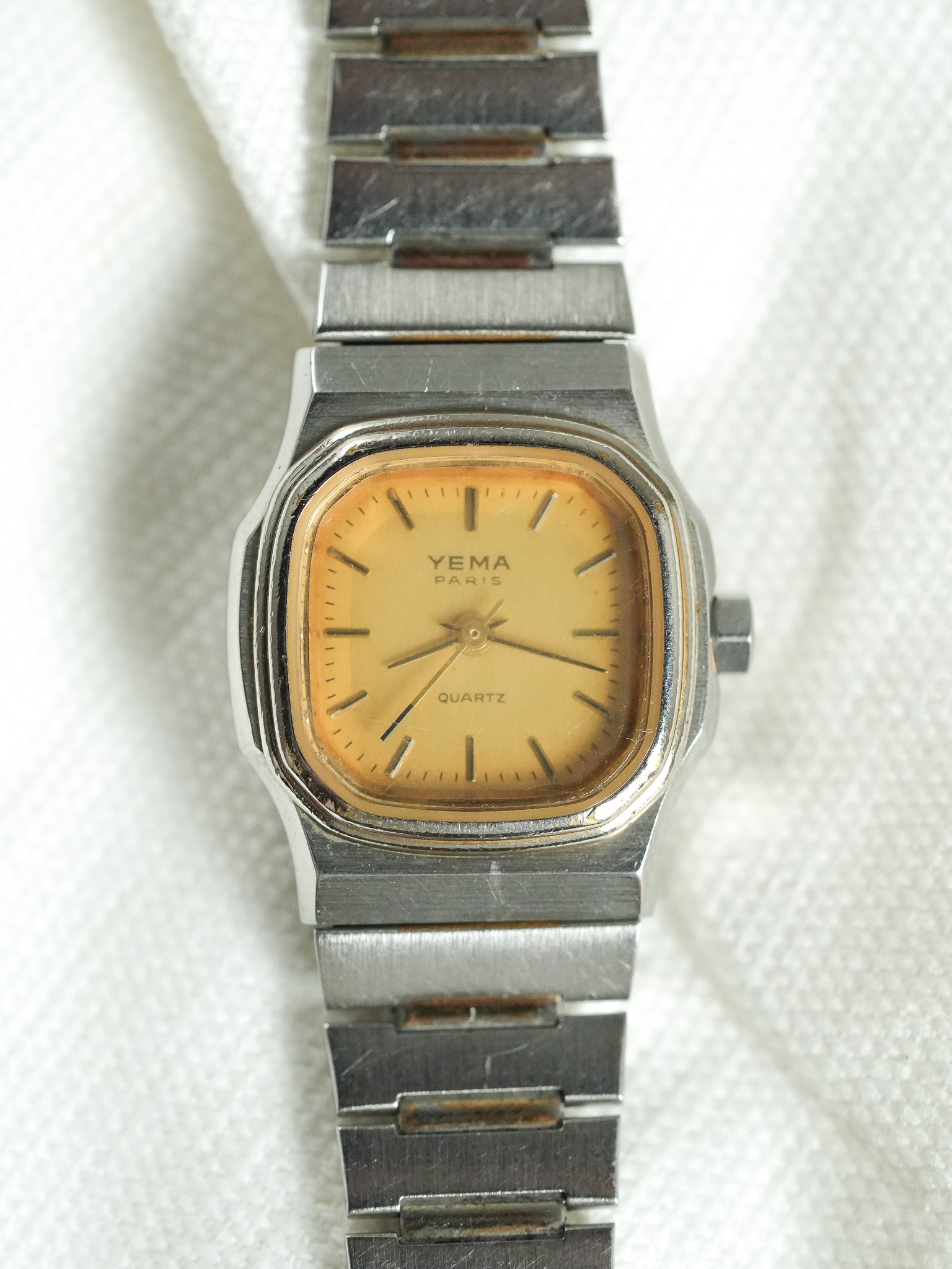 Yema - Mini Acier Cadran Or - 1980s - Atelier Victor - Vintage  Shop
