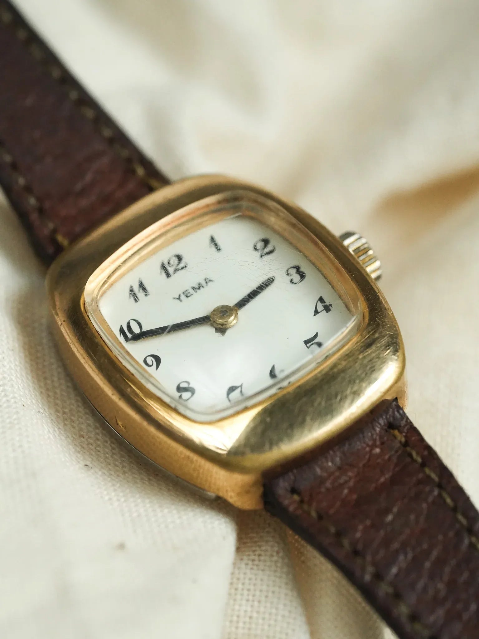 Yema - Mini Baignoire Plaqué Or Mécanique - 1970s - Atelier Victor