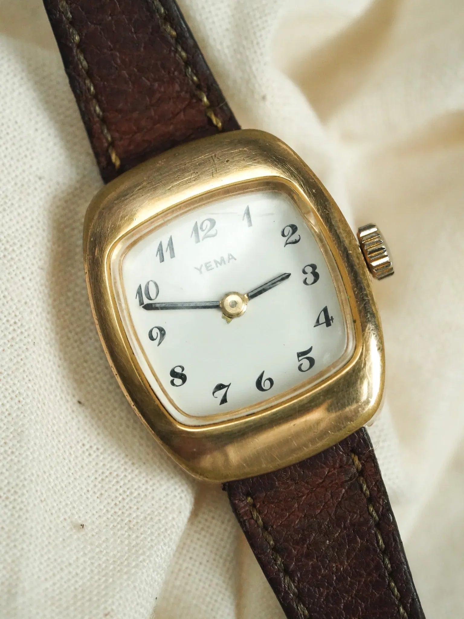 Yema - Mini Baignoire Plaqué Or Mécanique - 1970s - Atelier Victor